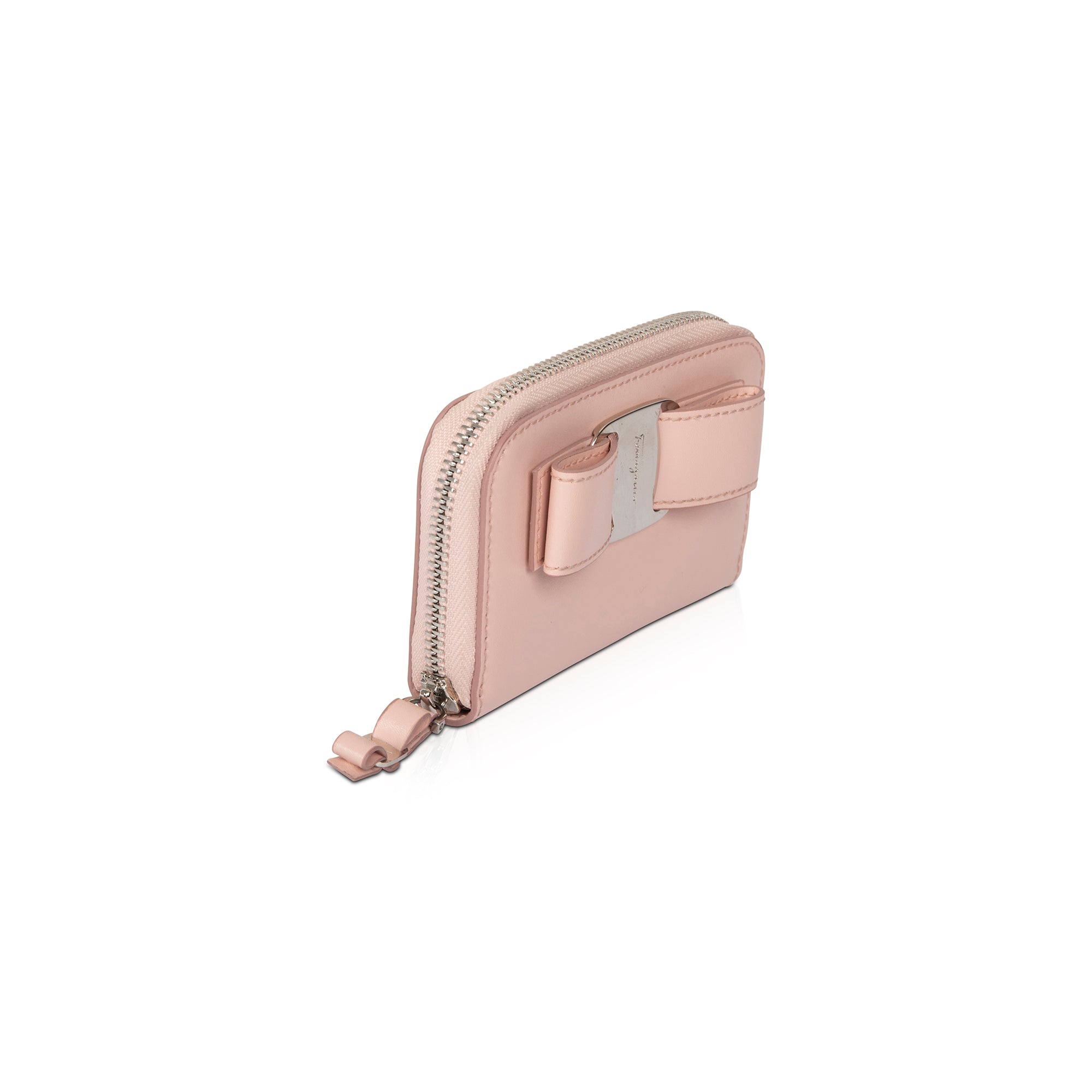 Salvatore Ferragamo Vara Bow Business Card Holder w/ Box