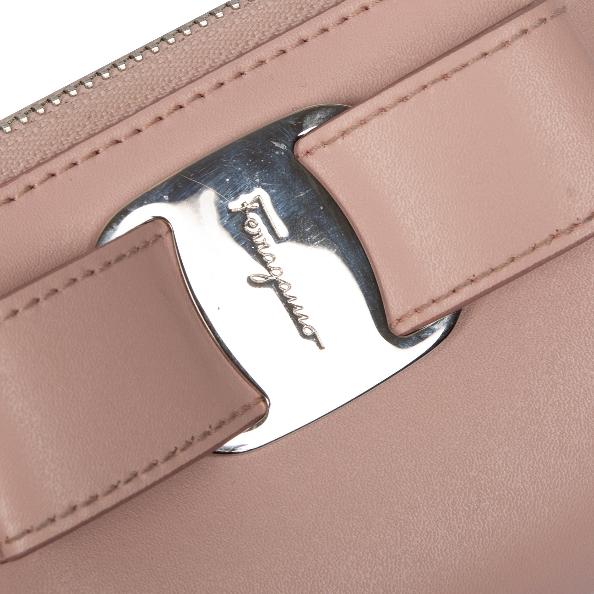 Salvatore Ferragamo Vara Bow Business Card Holder w/ Box