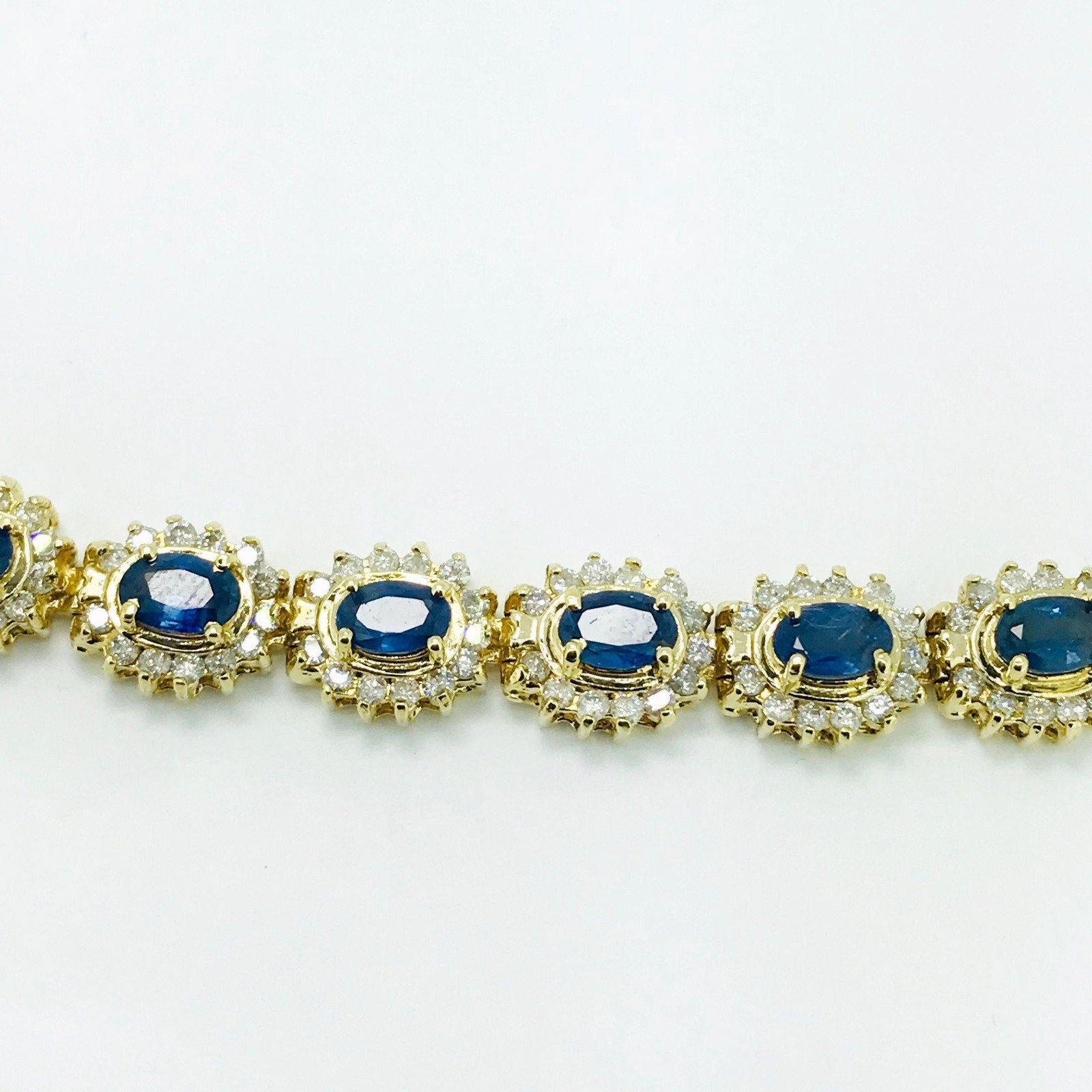 Sapphire and Diamond Bracelet