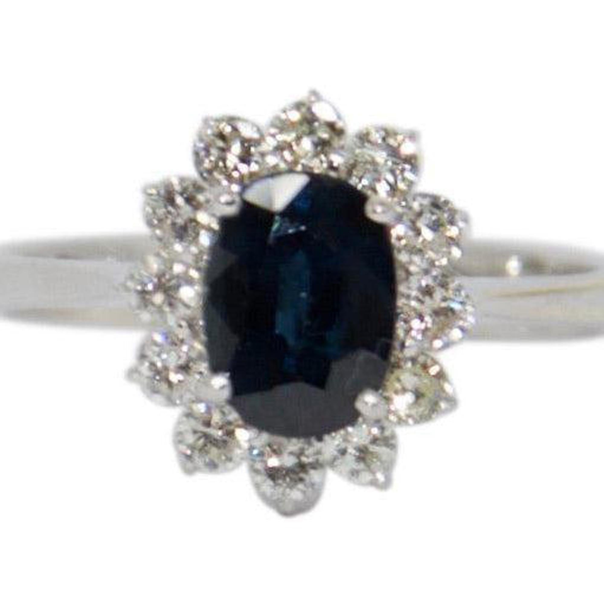 Sapphire and Diamond Cocktail Ring