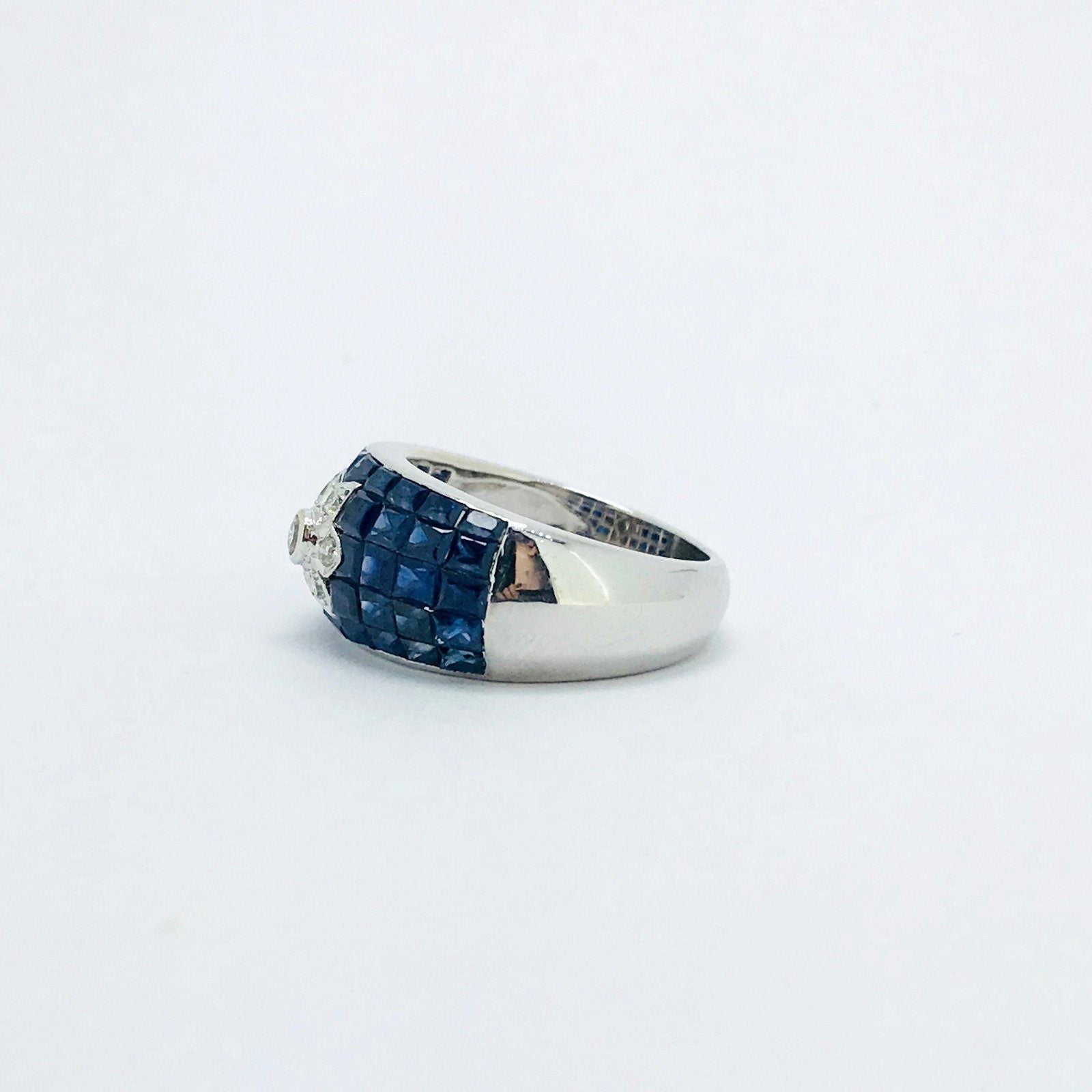 Sapphire and Diamond Ring