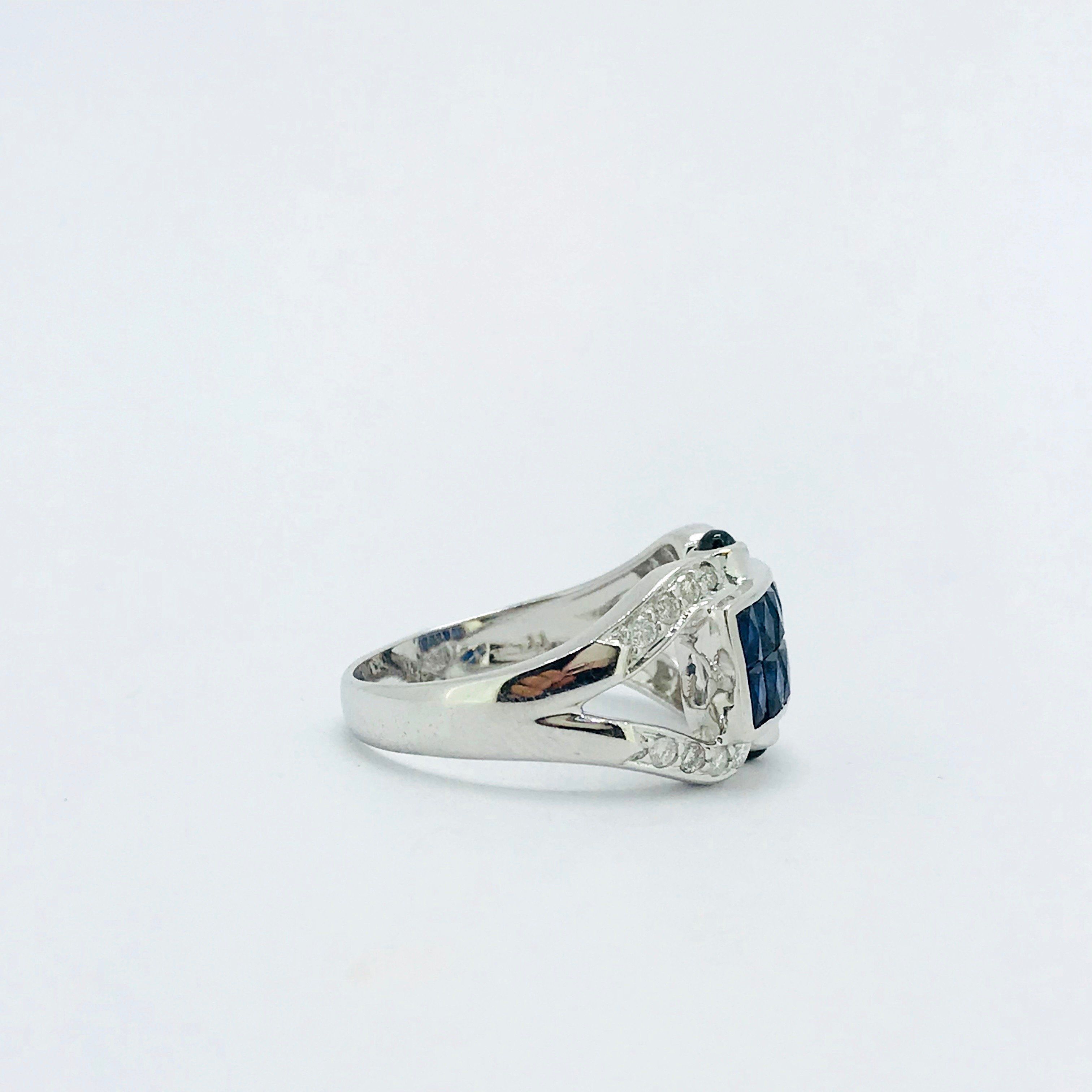 Sapphire and Diamond Ring