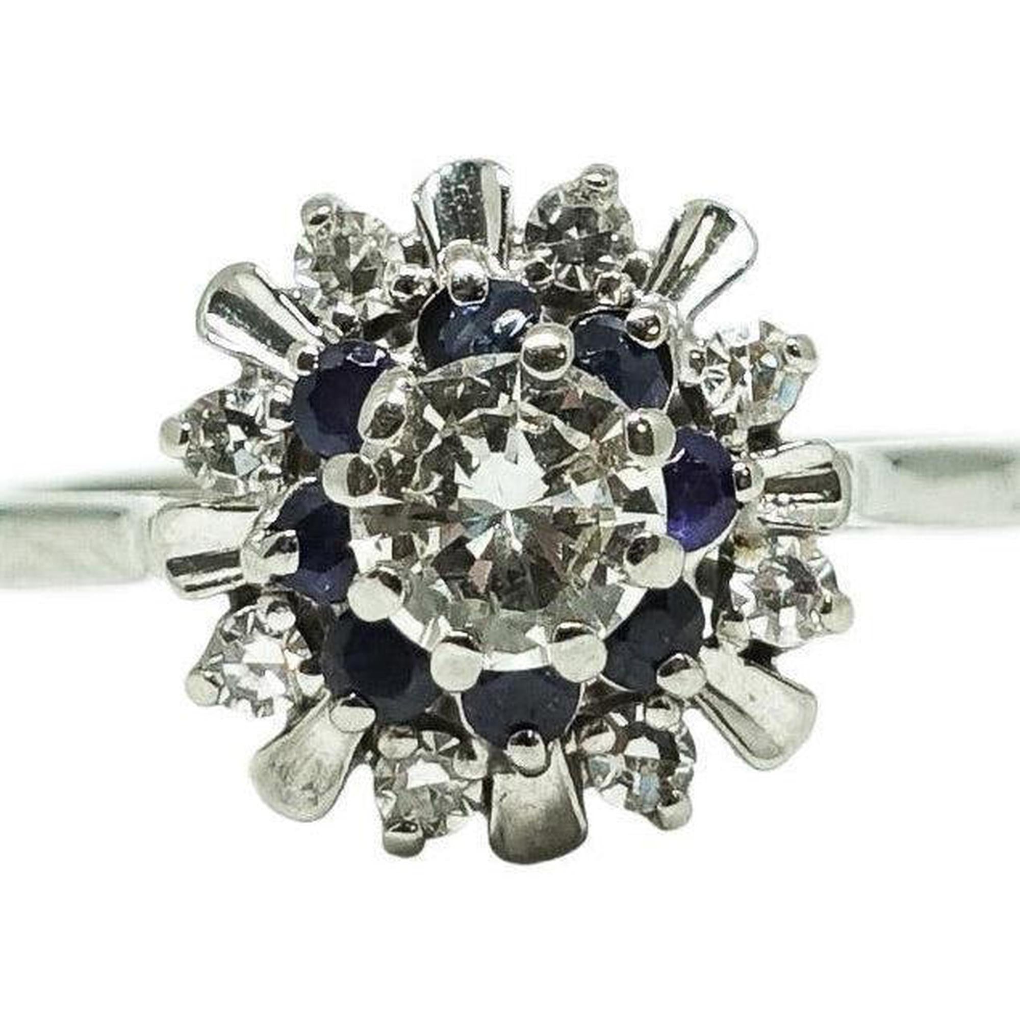 Sapphire and Diamond Ring