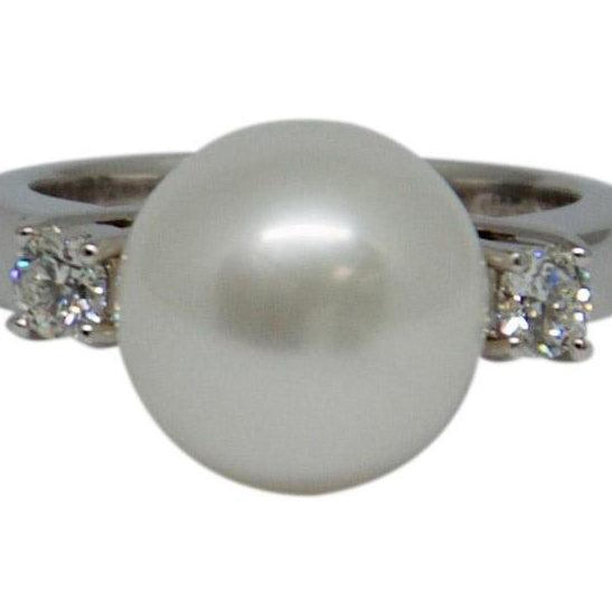South Sea Pearl And Diamond Ring