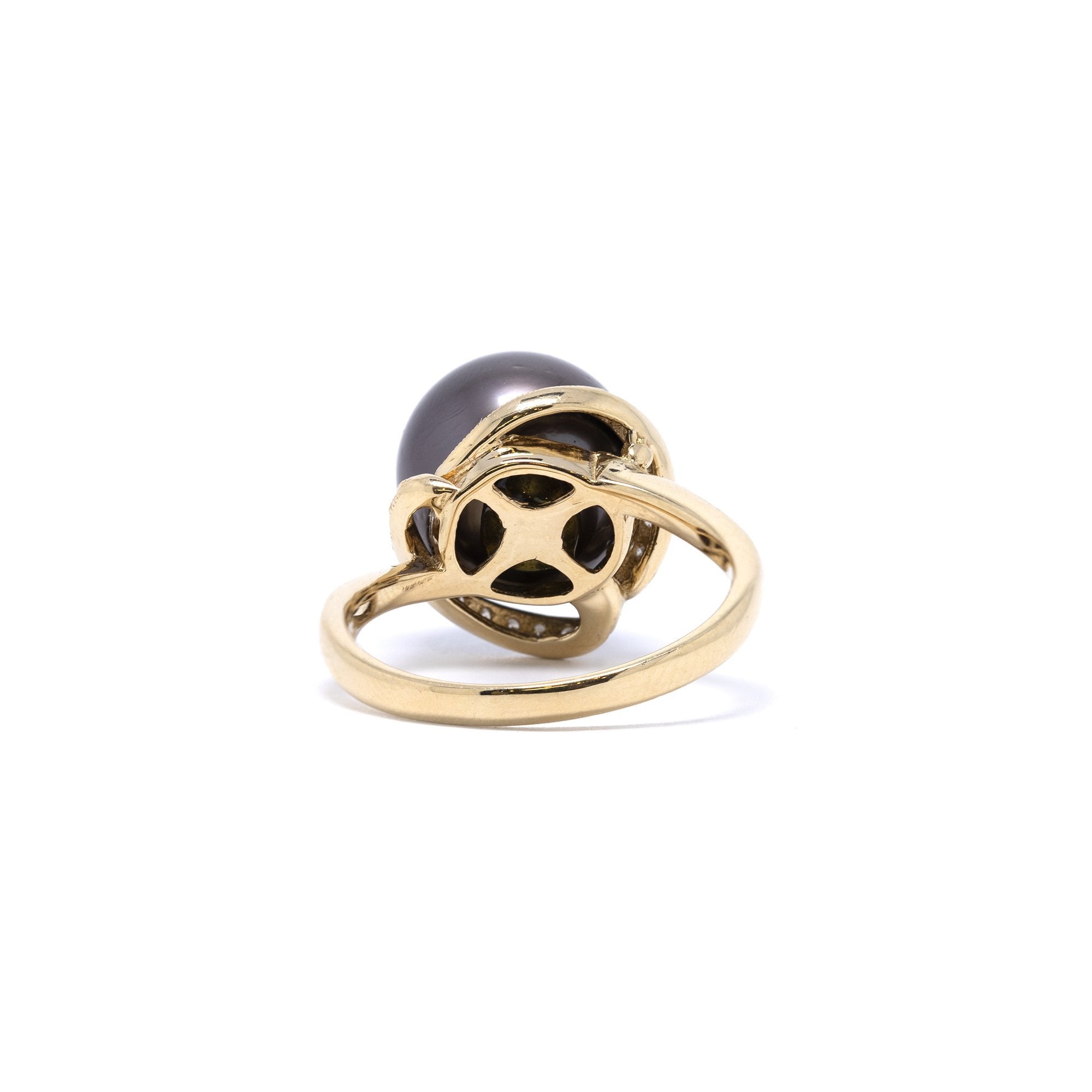 South Sea Pearl & Diamond Cocktail Ring