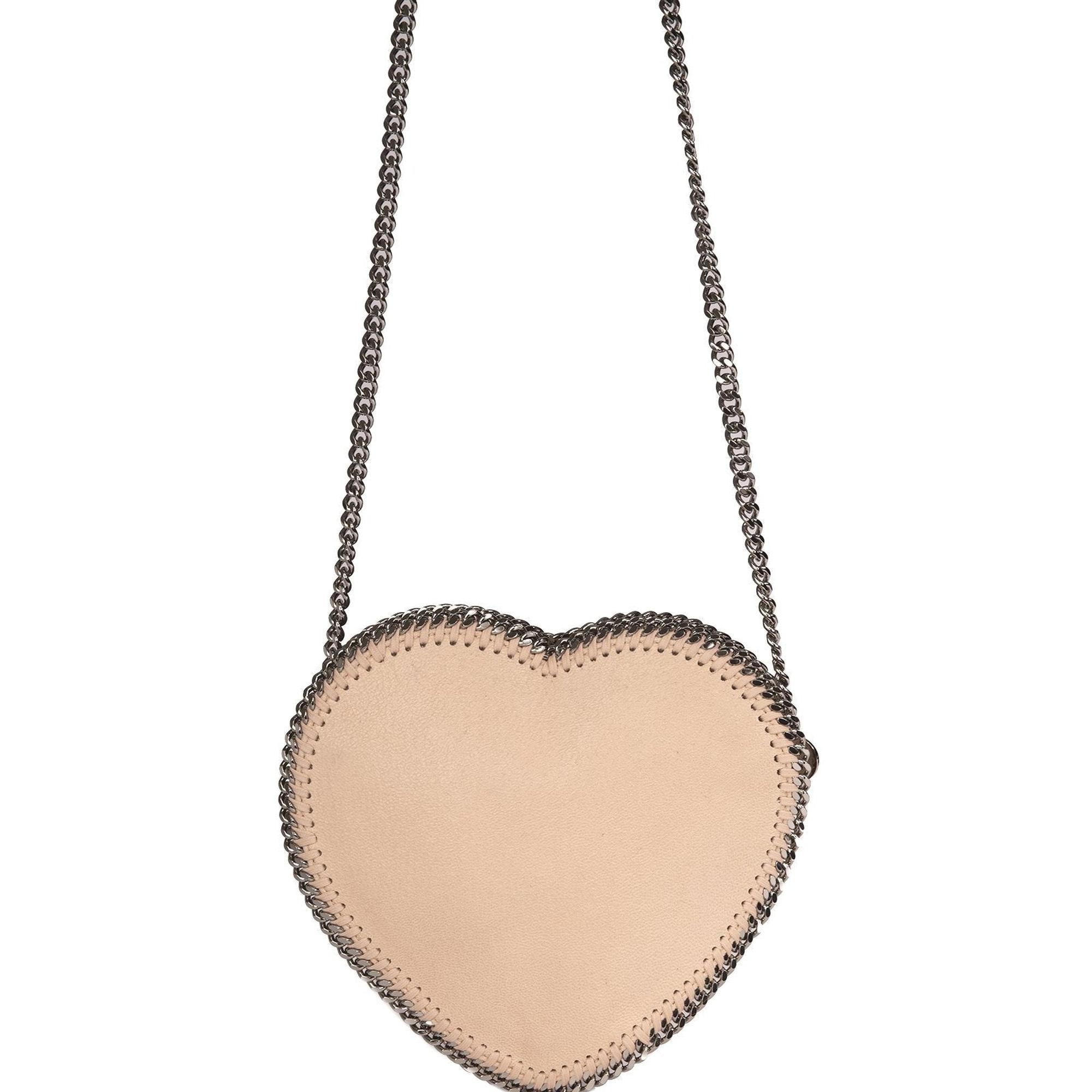 Stella McCartney Shaggy Deer Falabella Heart Crossbody