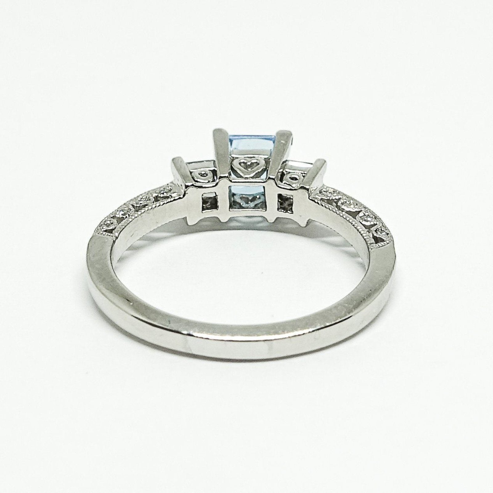 Tacori Blue Topaz and Diamond Engagement Ring