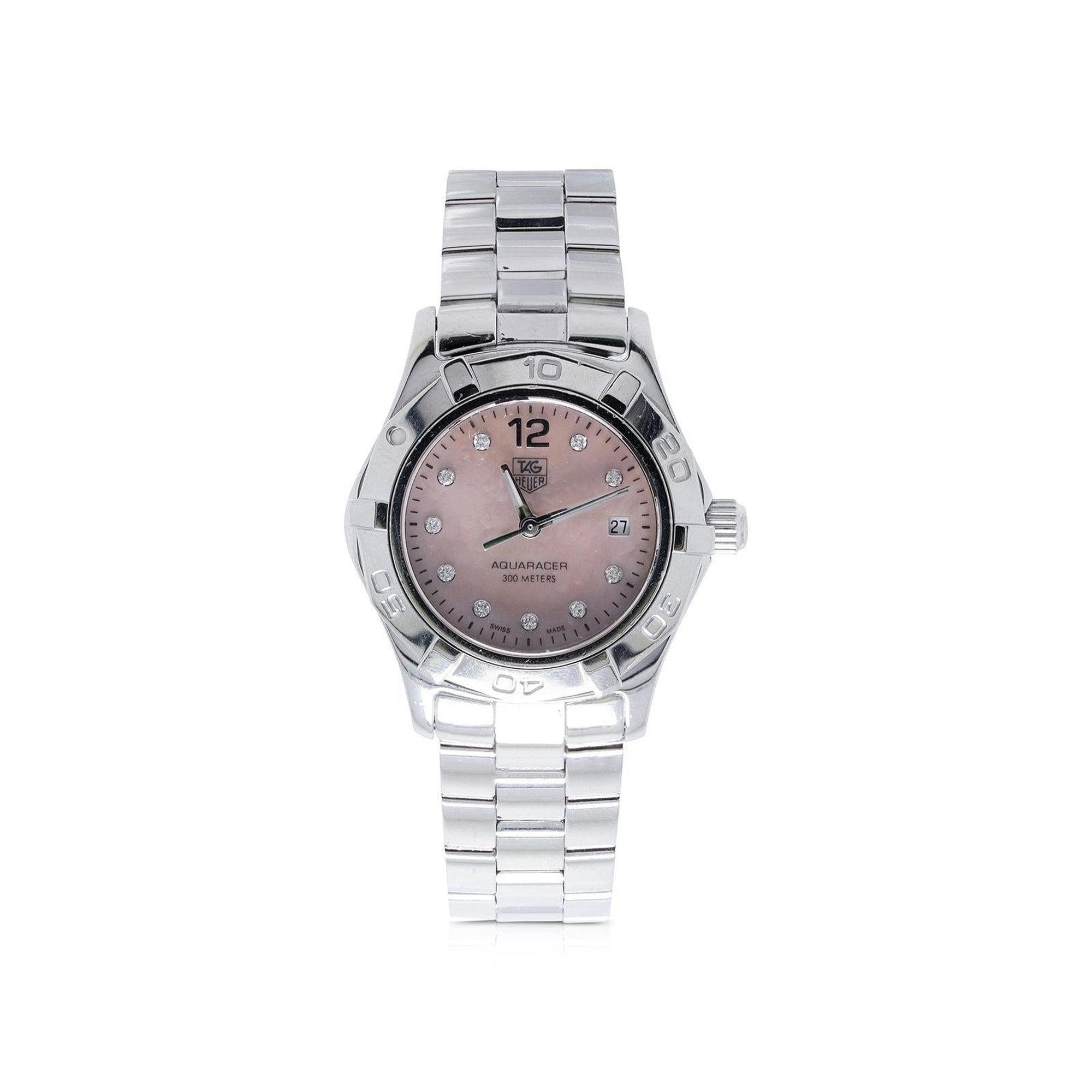 Tag Heuer Diamond Aquaracer Watch