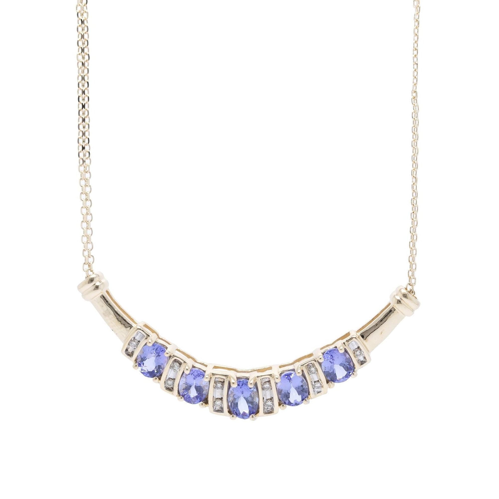 Tanzanite and Diamond Necklace