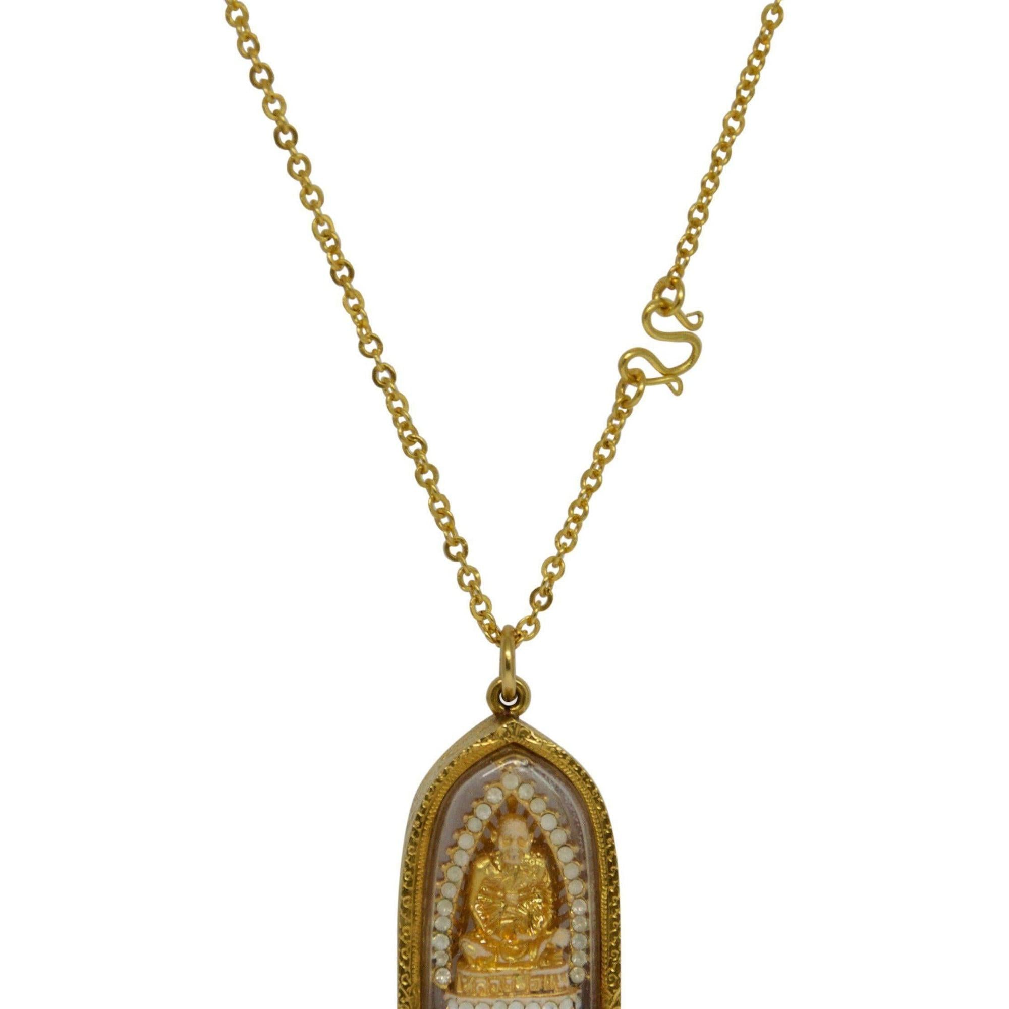 Thai Religious Idol Pendant Necklace