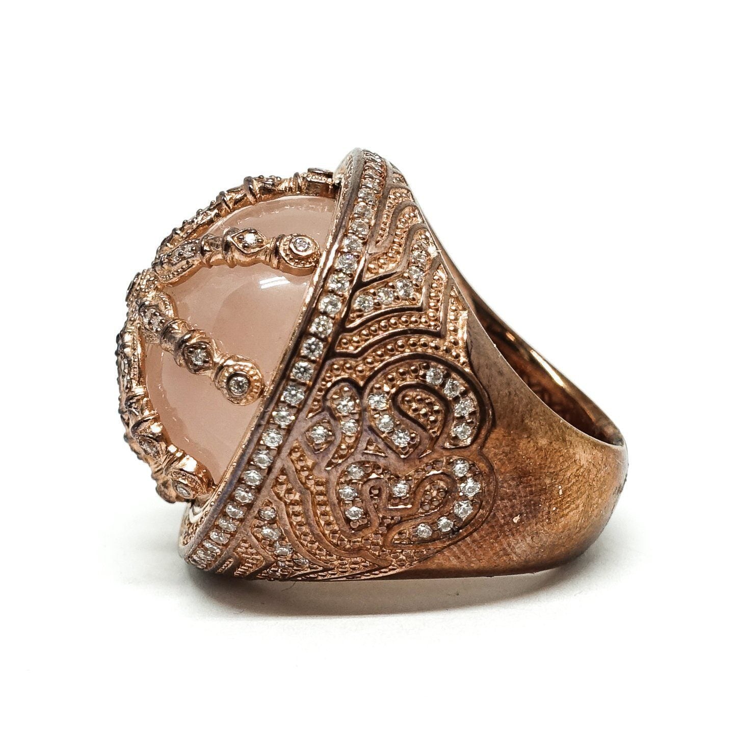 Thomas Sabo Pink Karma Wheel Cocktail Ring