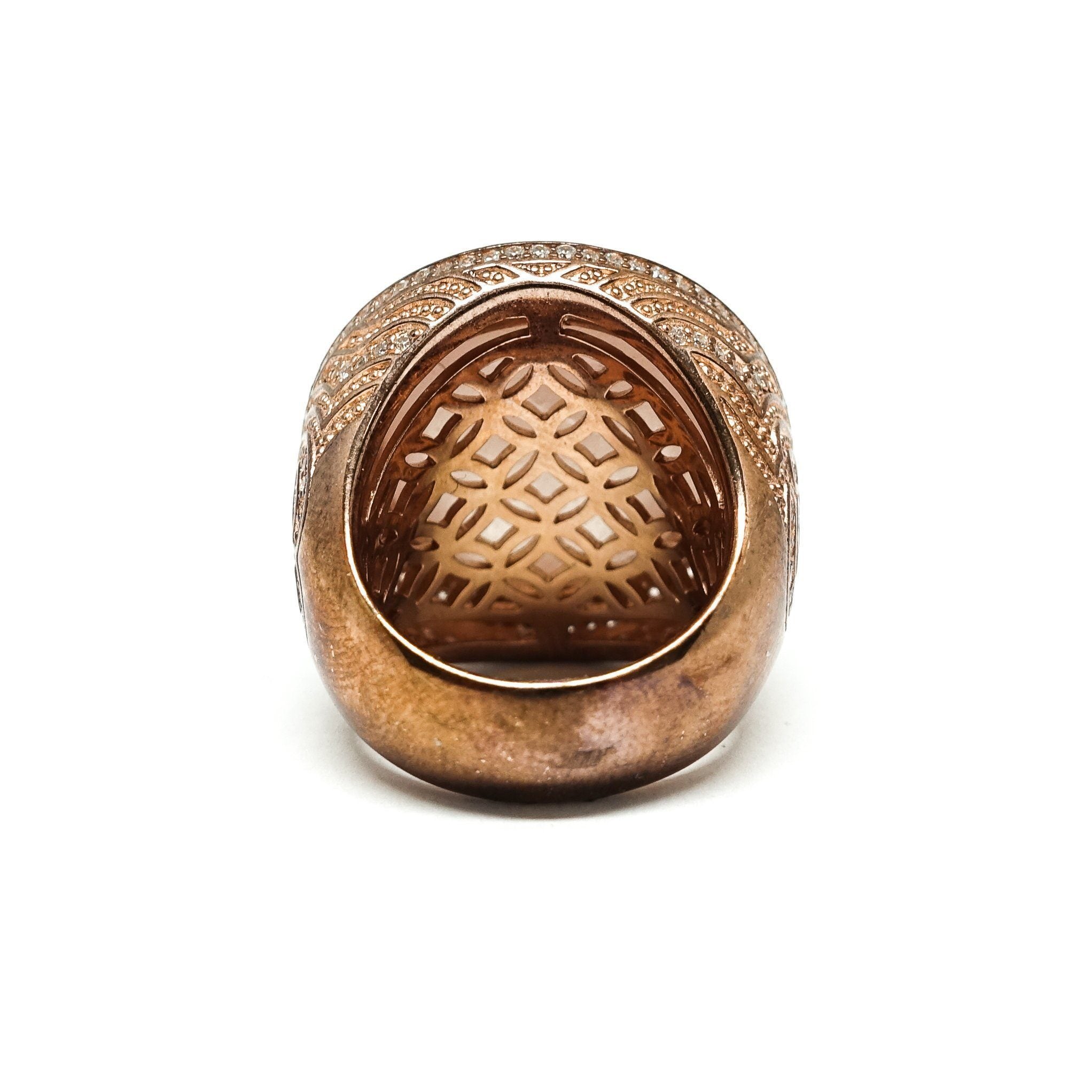 Thomas Sabo Pink Karma Wheel Cocktail Ring