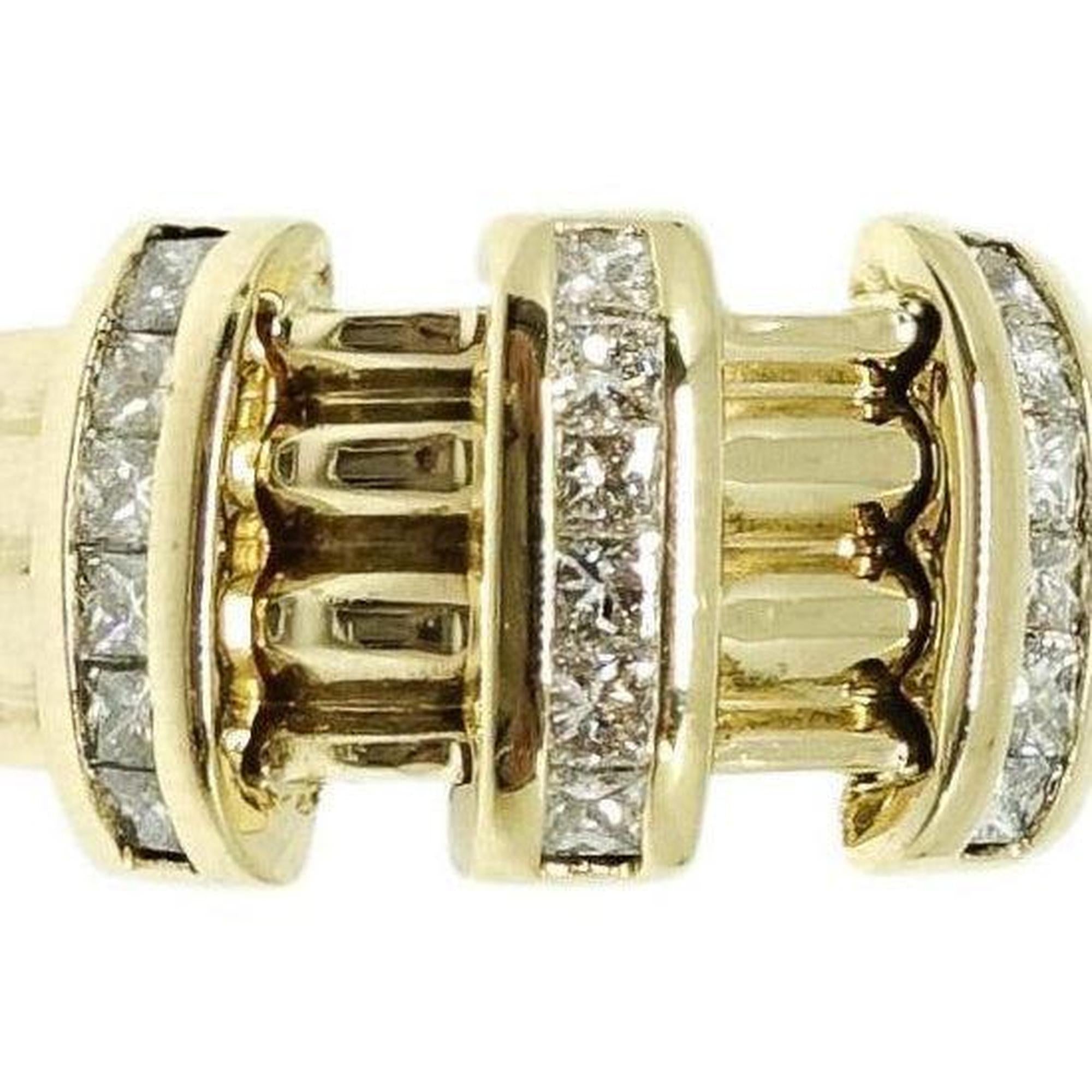 Three Row Diamond Ring