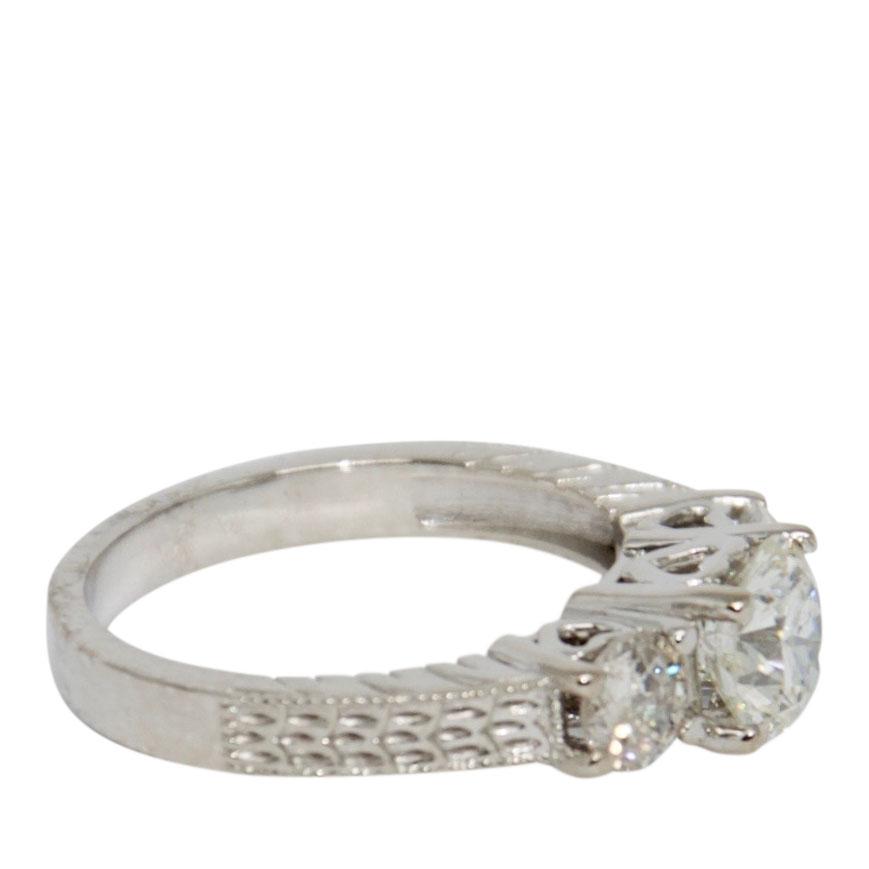 Three Stone Diamond Ring
