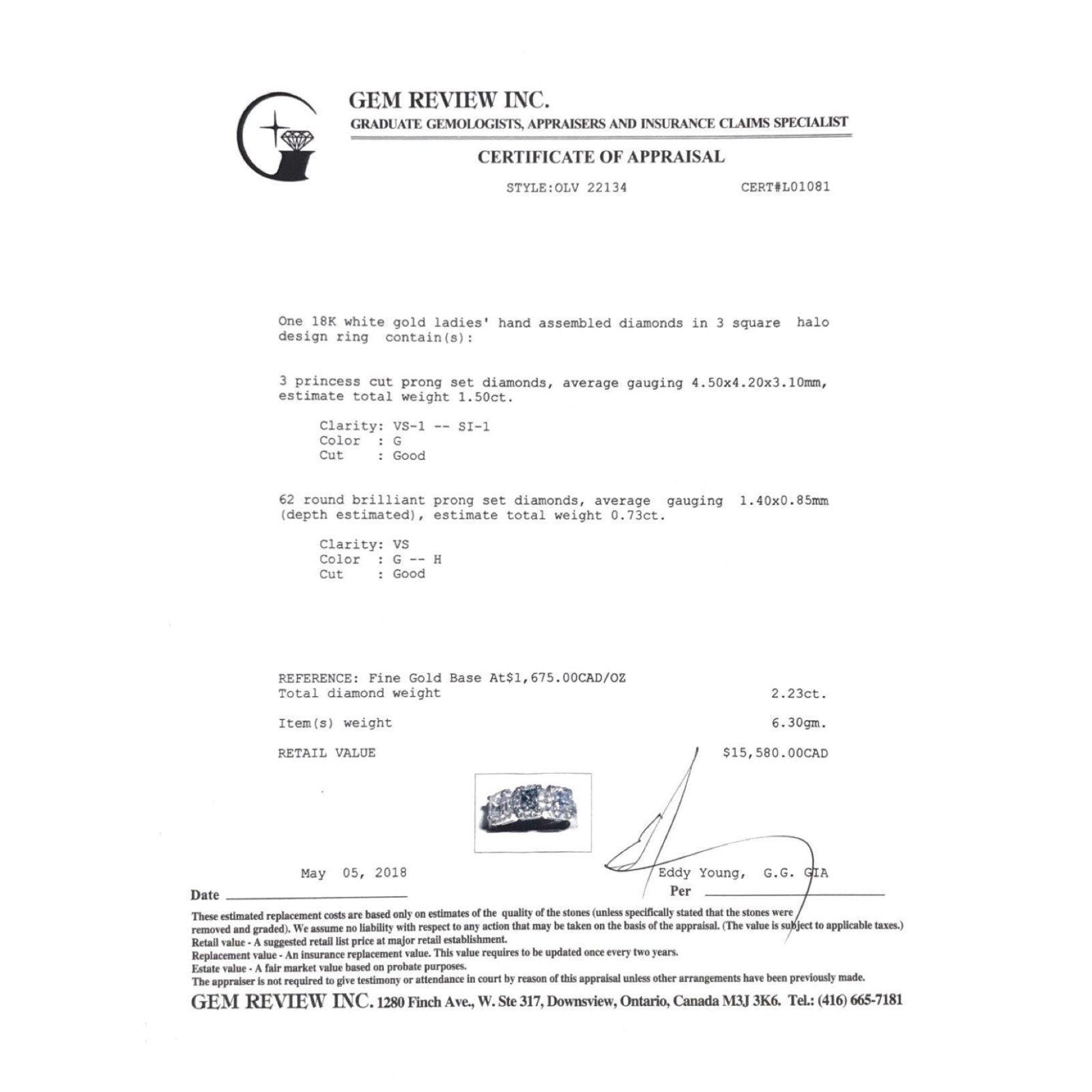 Three Stone Diamond Ring