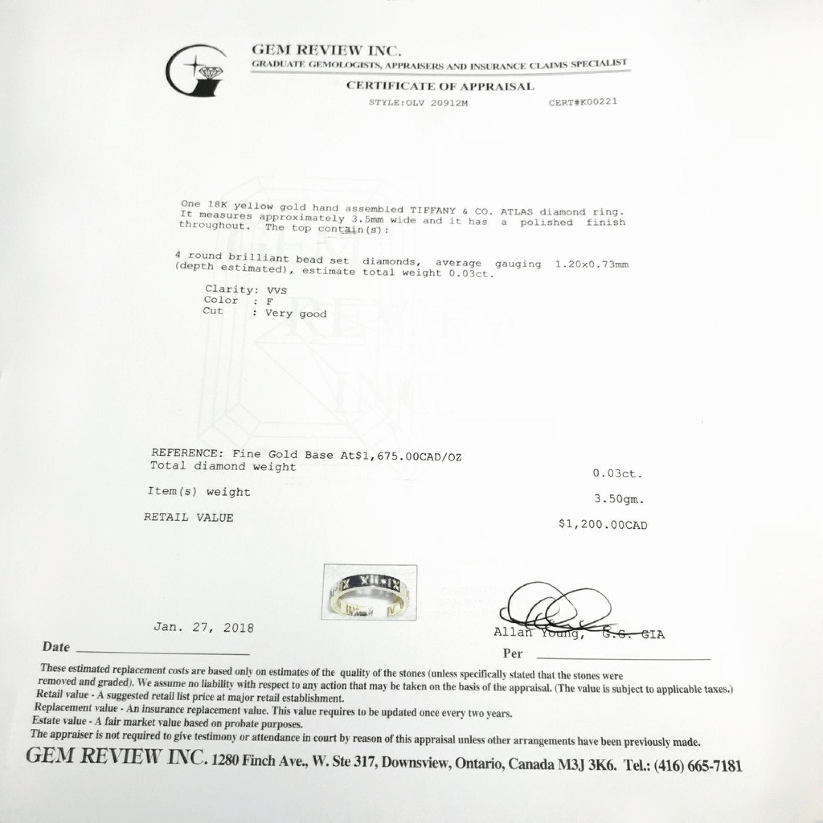 Tiffany Atlas Pierced Diamond Ring