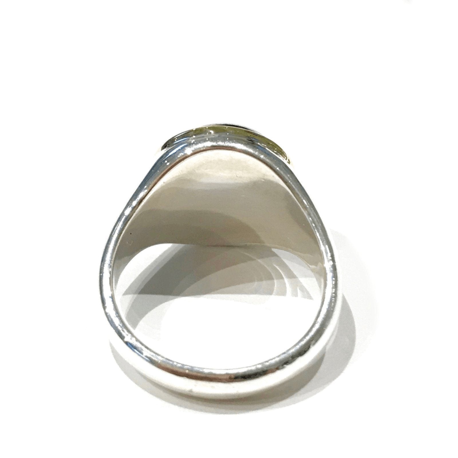 Tiffany & Co Hematite Ring in Sterling Silver and 18K Yellow Gold