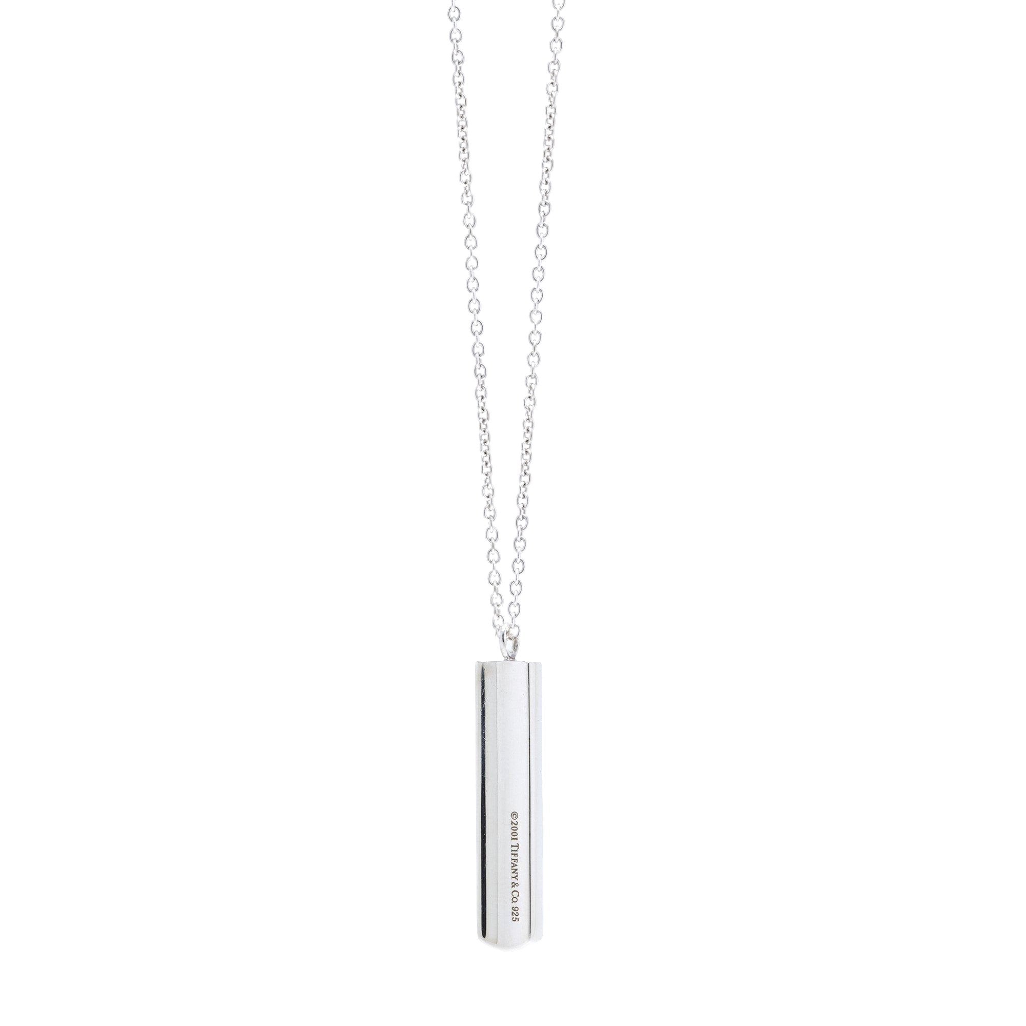 Tiffany & Co. 1837 Bar Pendant Necklace