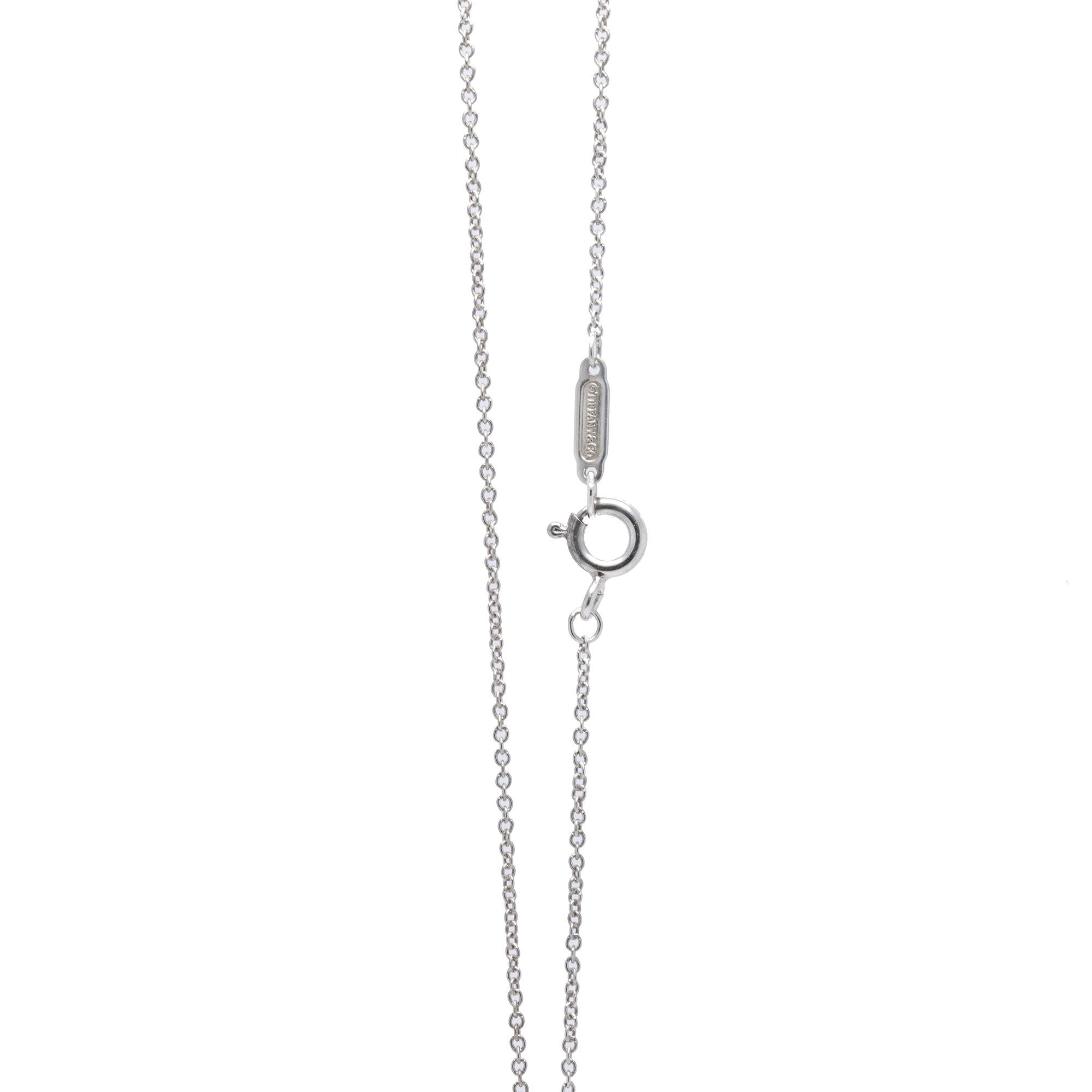 Tiffany & Co. 1837 Bar Pendant Necklace