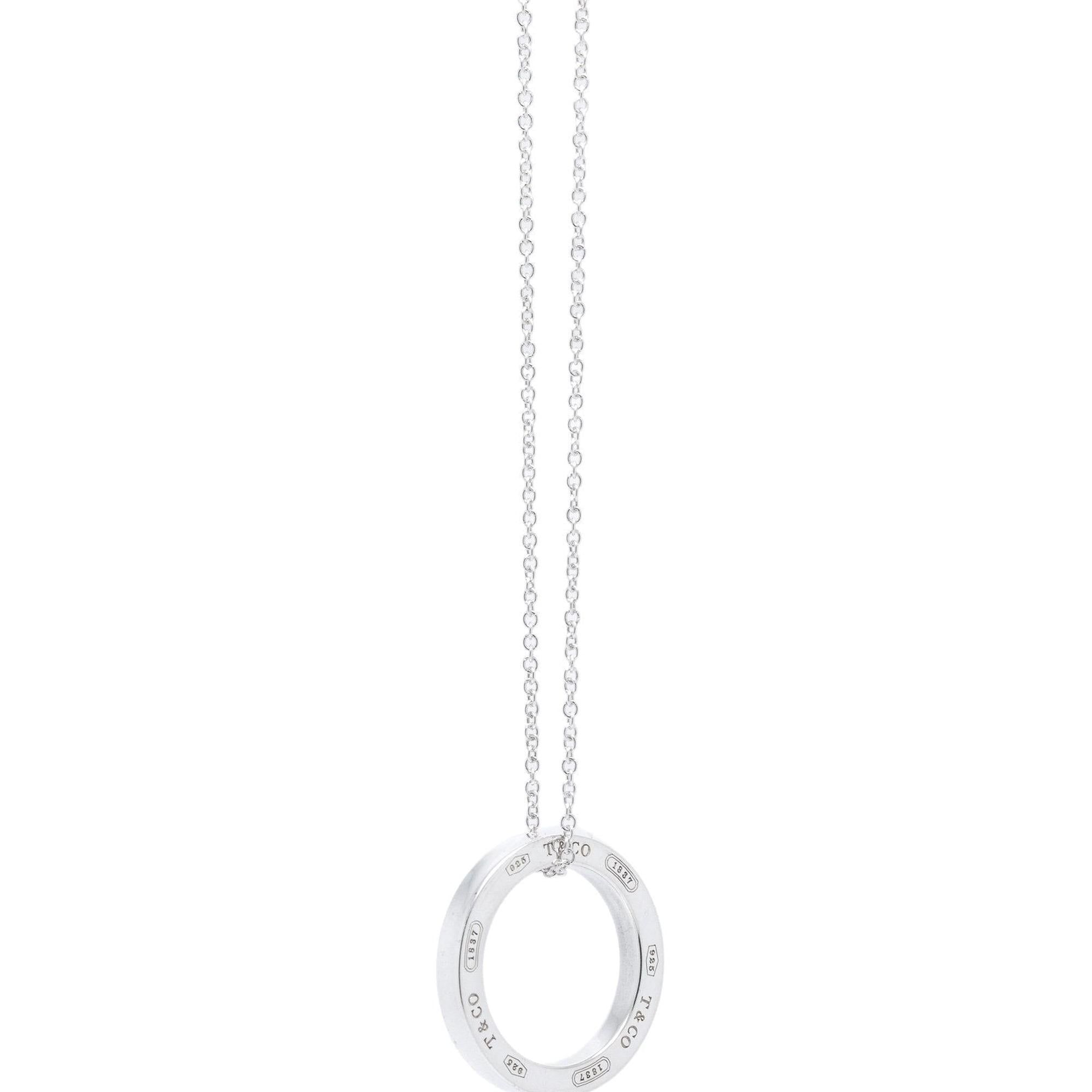 Tiffany & Co. 1837 Circle Pendant Necklace