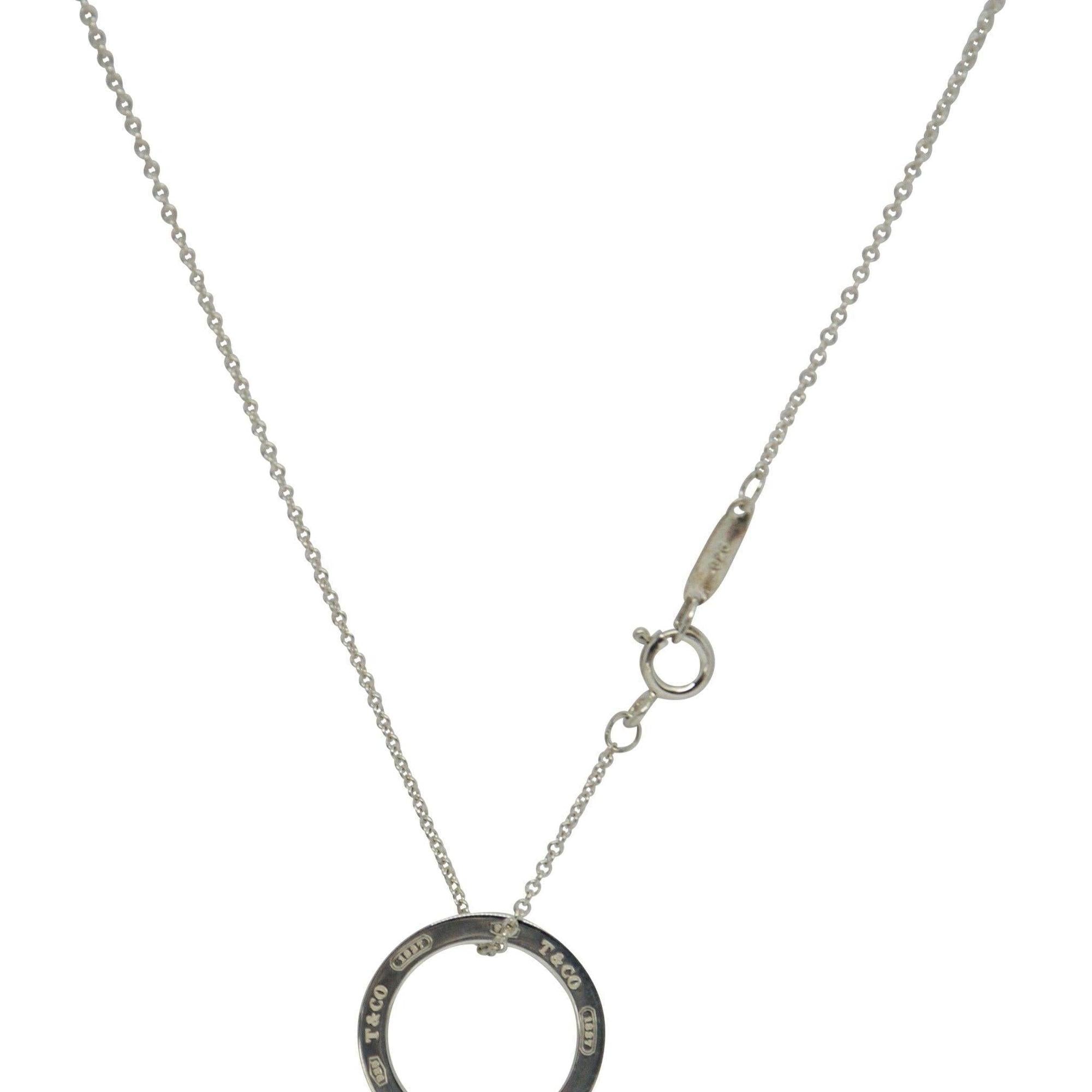Tiffany & Co. 1837 Circle Pendant Necklace