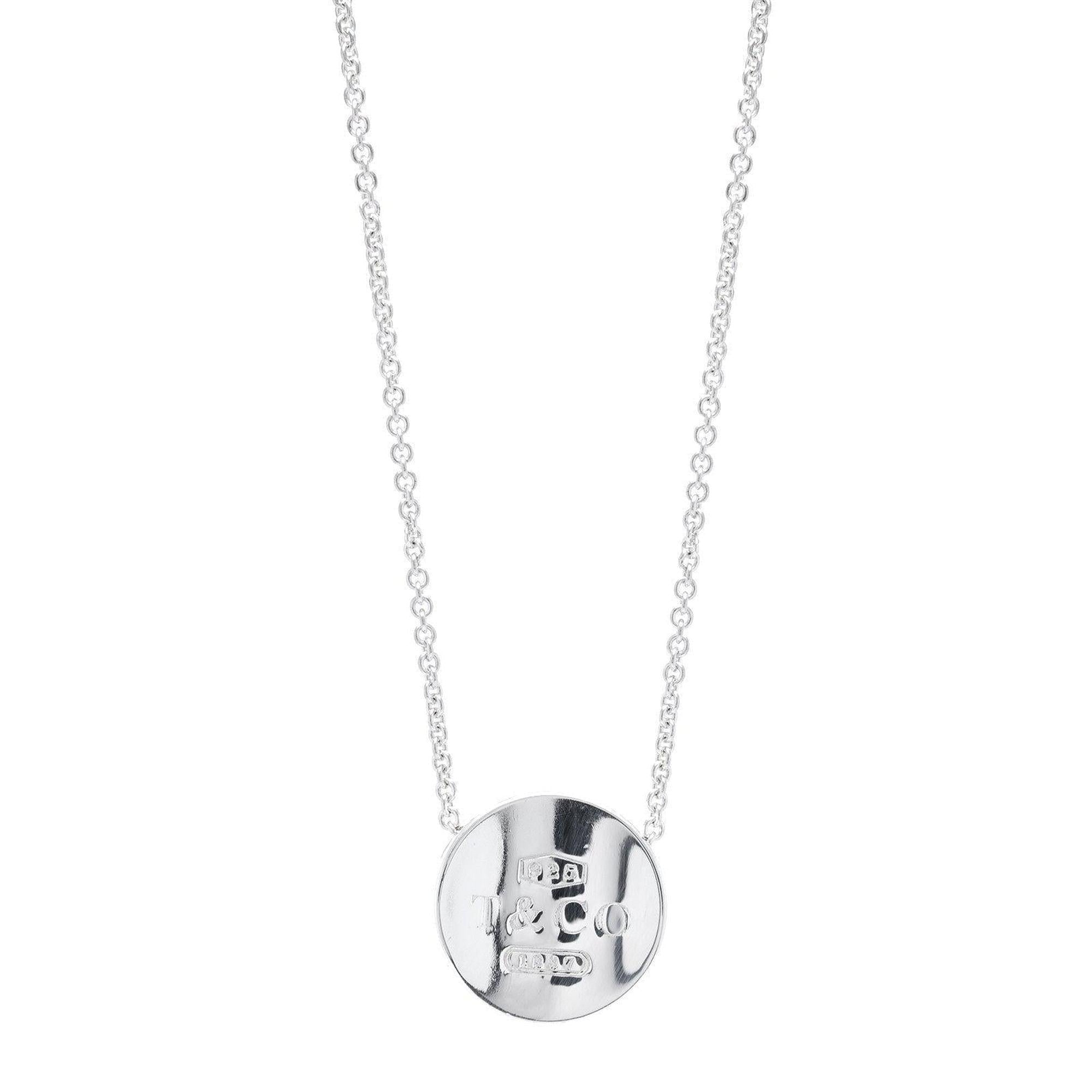 Tiffany & Co. 1837 Concave Pendant Necklace