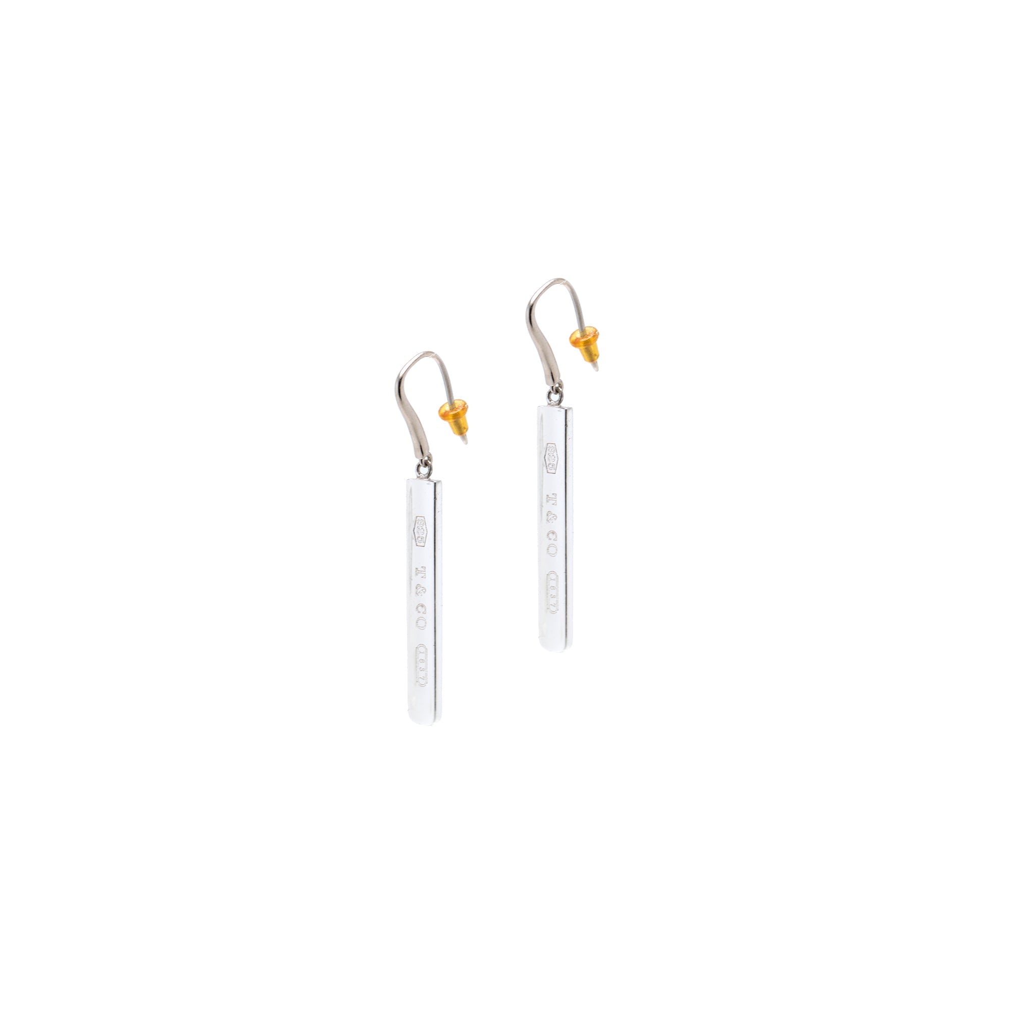 Tiffany & Co. 1837 Drop Bar Earrings