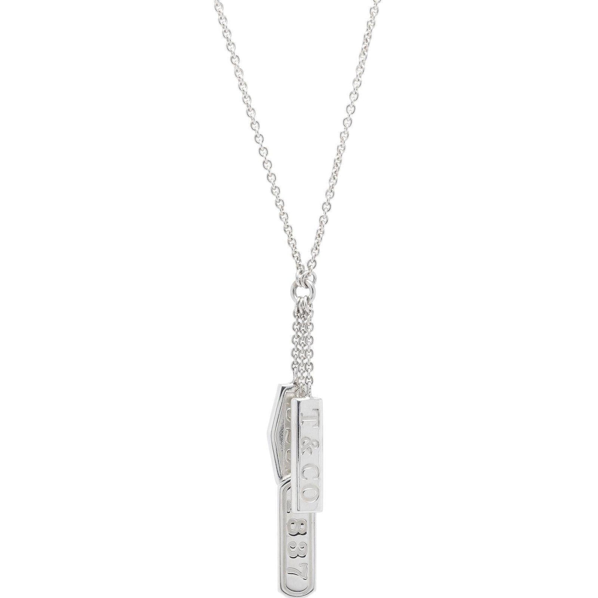 Tiffany & Co. 1837 Drop Pendant Necklace