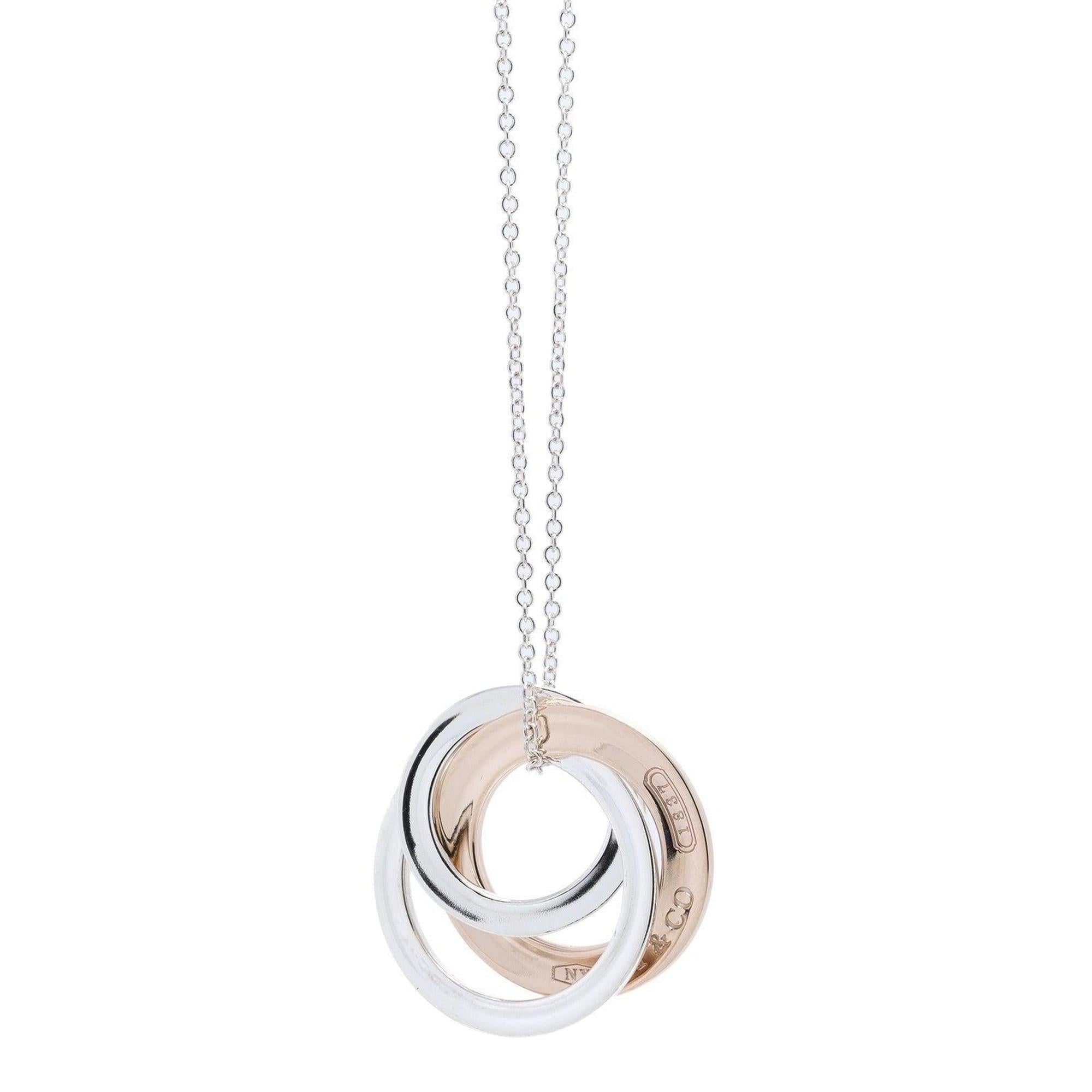 Tiffany & Co. 1837 Interlocking Circles Pendant Necklace