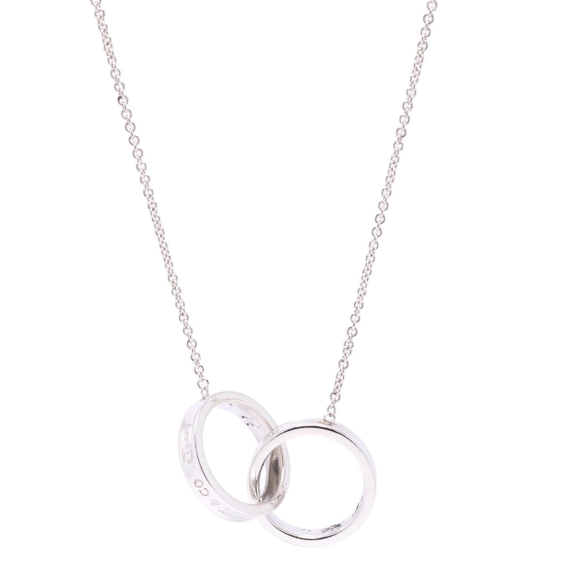 Tiffany & Co. 1837 Interlocking Circles Pendant Necklace