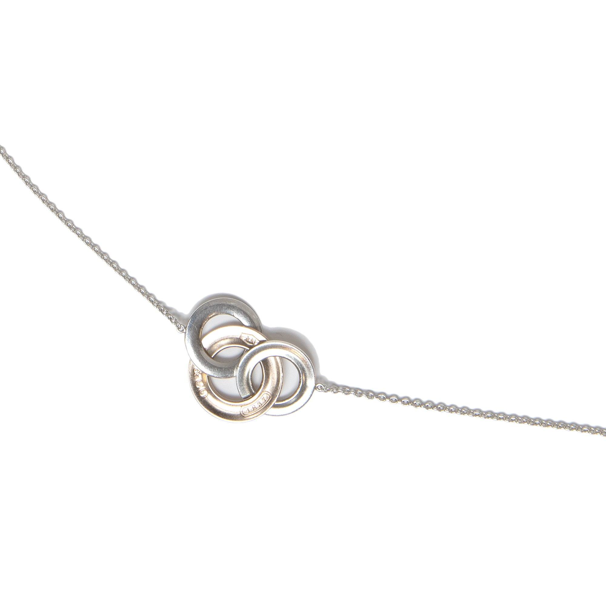 Tiffany & Co. 1837 Interlocking Circles Station Necklace