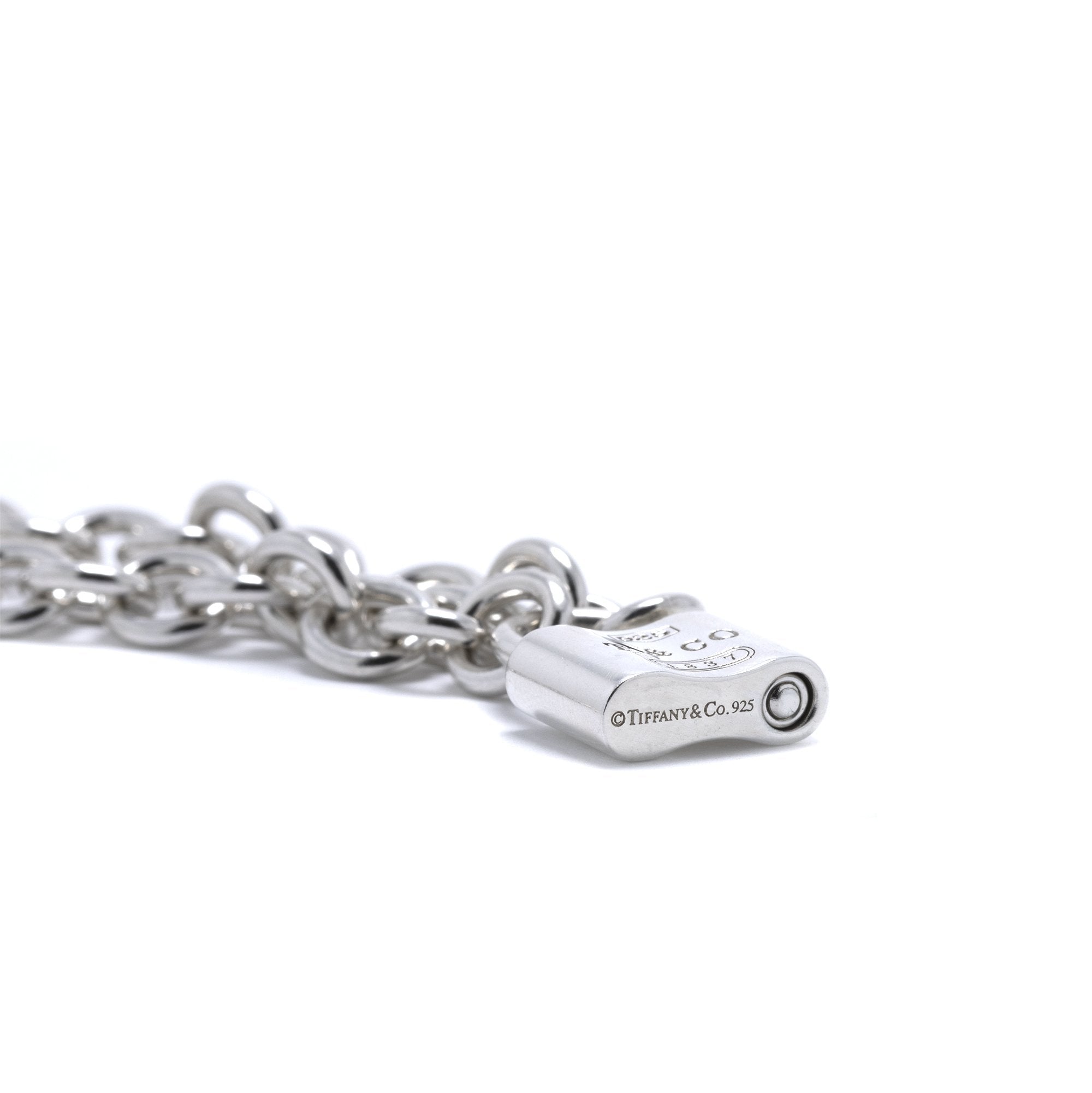 Tiffany & Co. 1837 Lock Charm Necklace