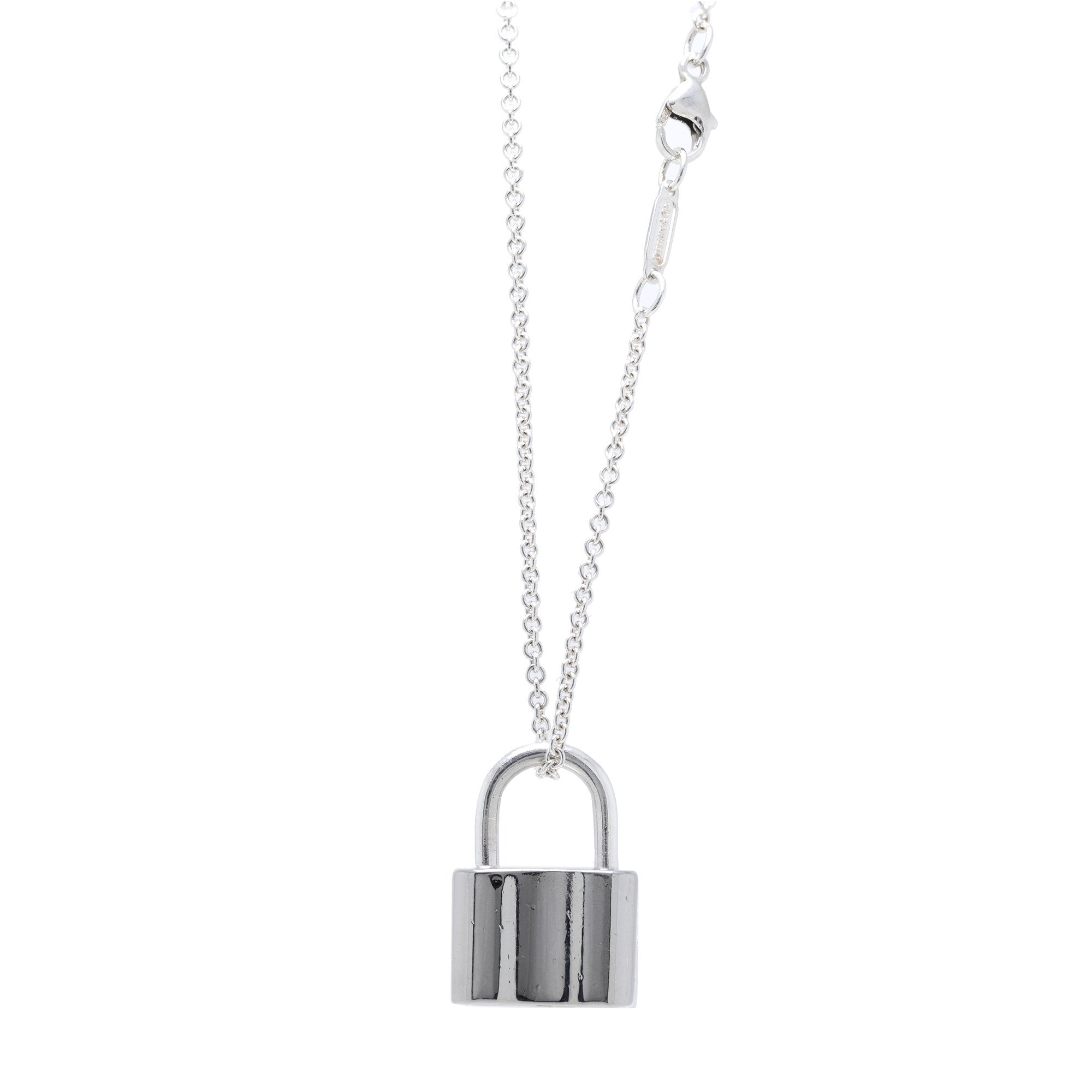 Tiffany & Co. 1837 Lock Pendant Necklace