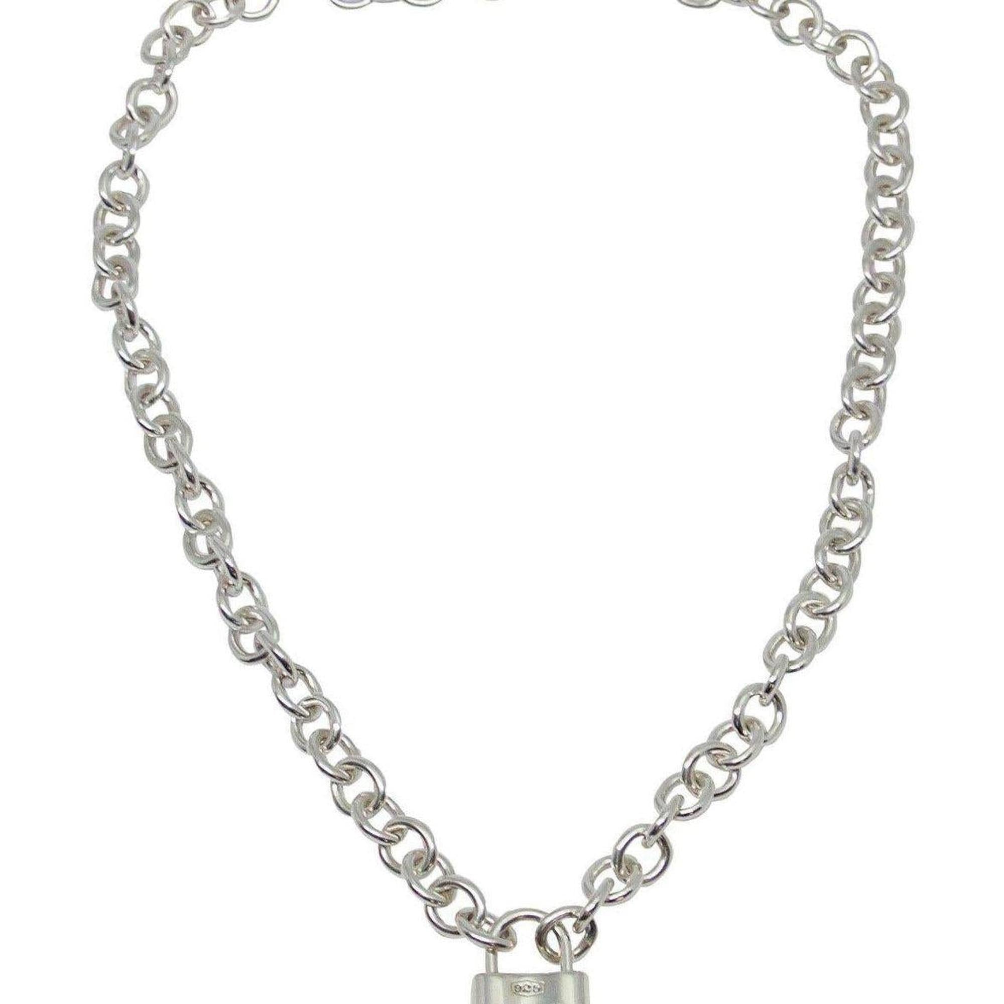 Tiffany & Co. 1837 Lock Pendant Necklace