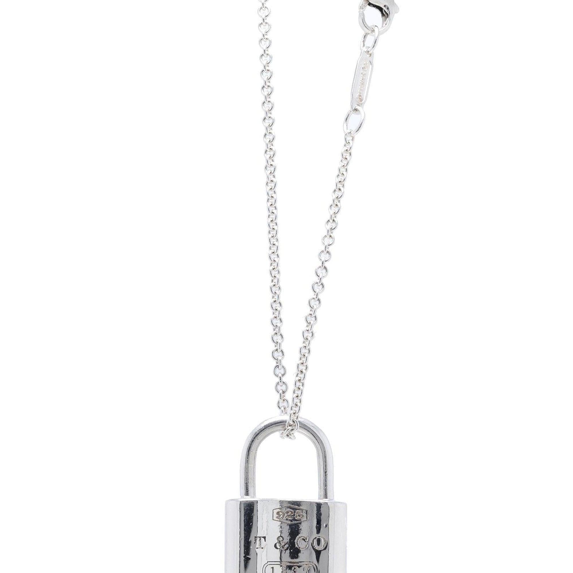 Tiffany & Co. 1837 Lock Pendant Necklace