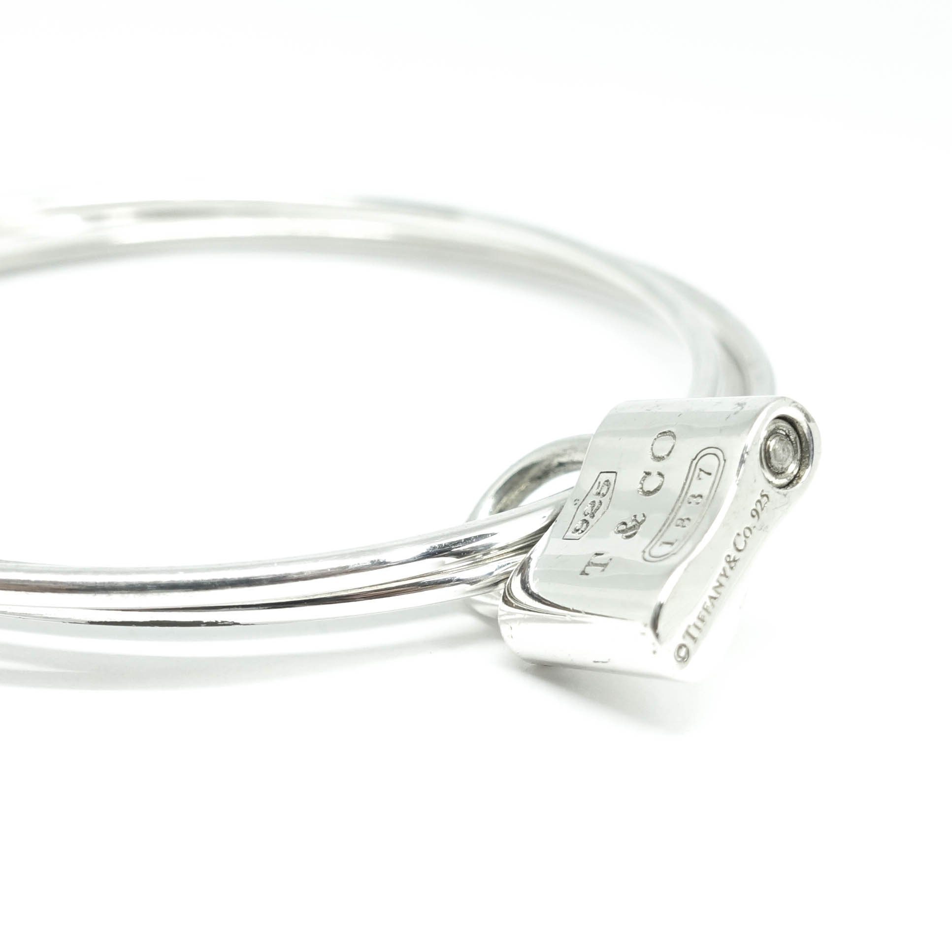 Tiffany & Co. 1837 Lock Triple Bangle Bracelet