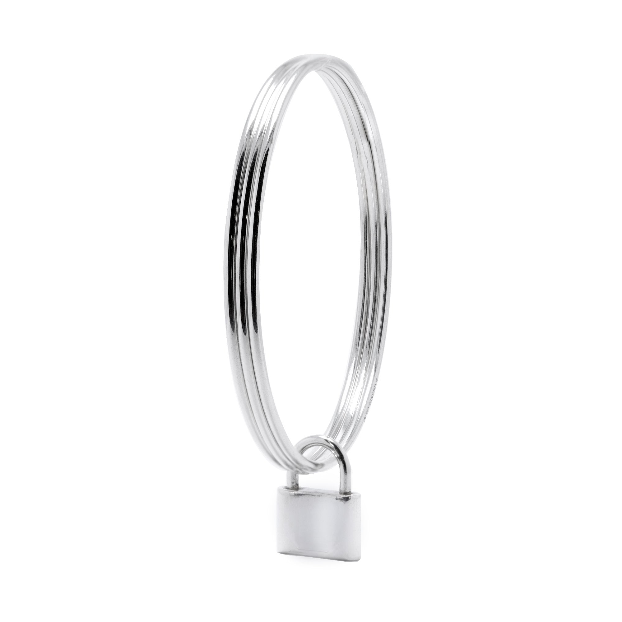 Tiffany & Co. 1837 Lock Triple Bangle Bracelet