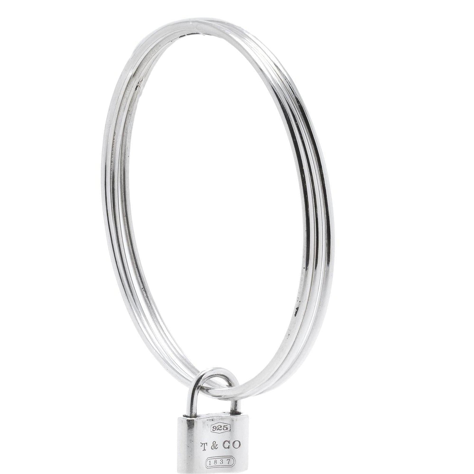 Tiffany & Co. 1837 Lock Triple Bangle Bracelet