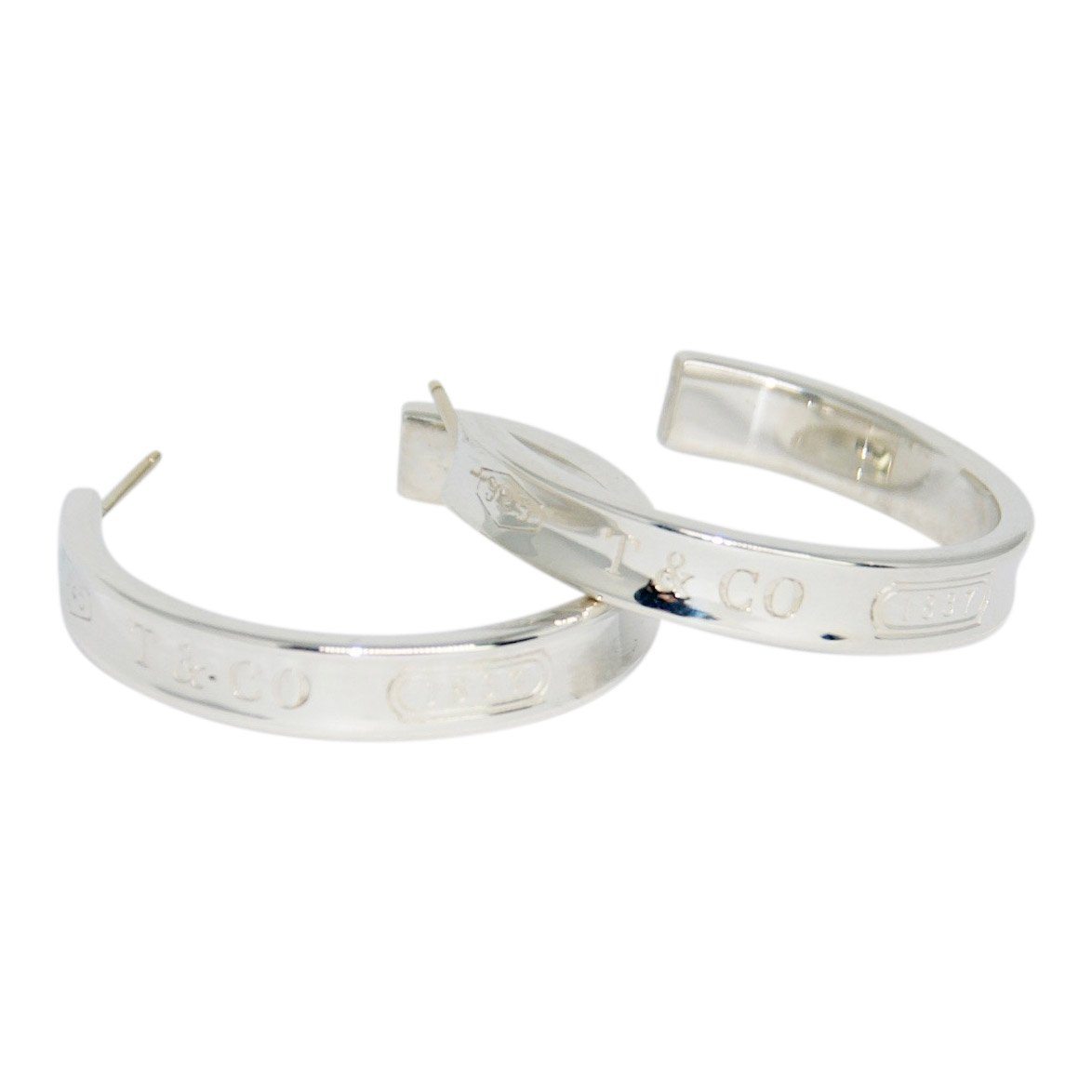 Tiffany & Co. 1837 Medium Hoop Earrings