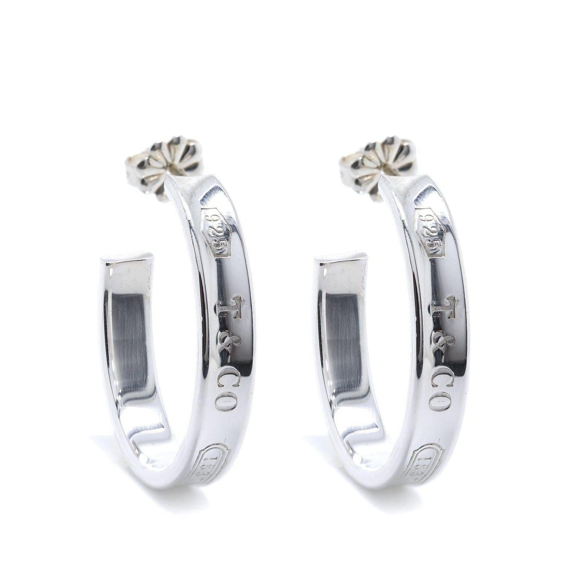 Tiffany & Co. 1837 Medium Hoop Earrings