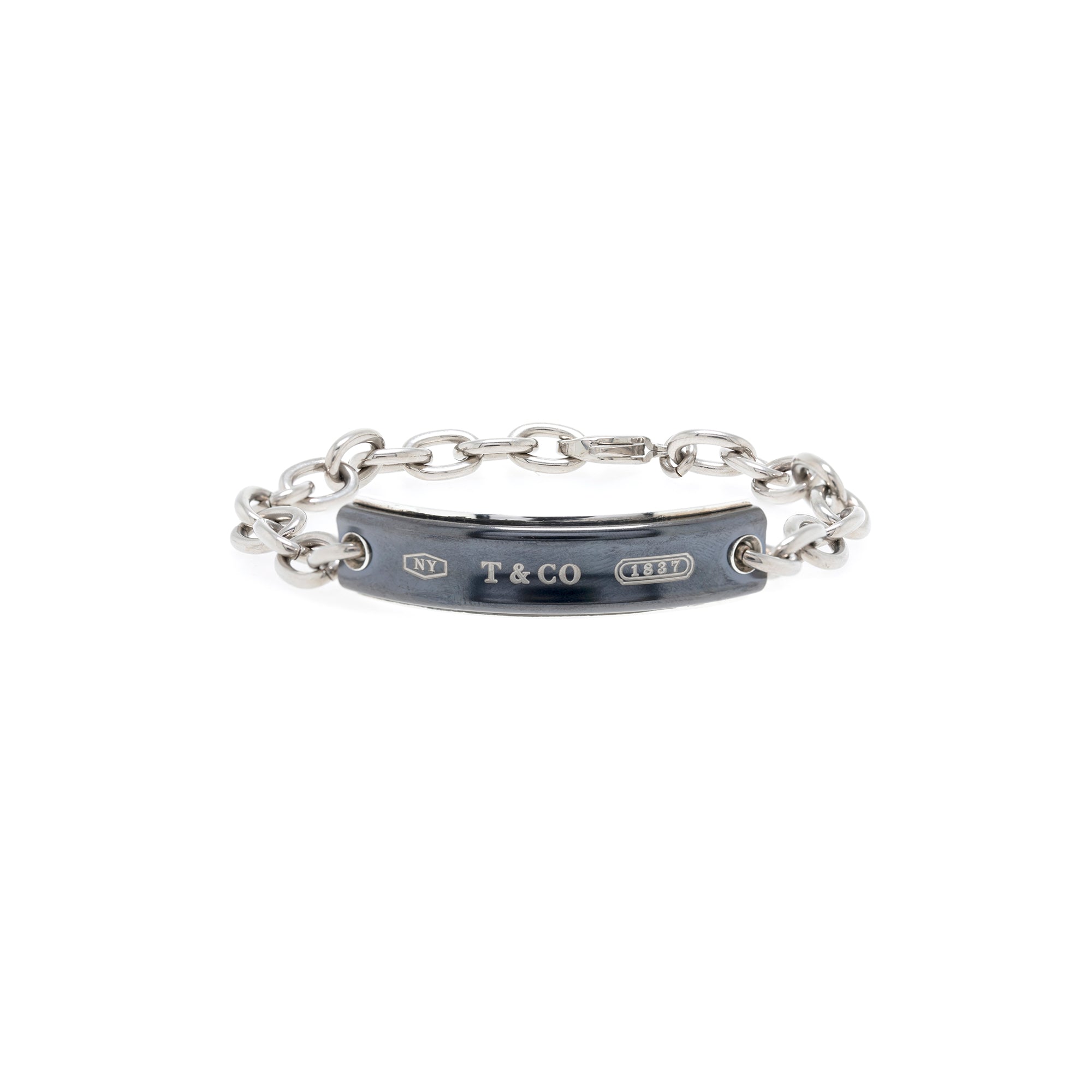 Tiffany & Co. 1837 Midnight Titanium ID Bracelet