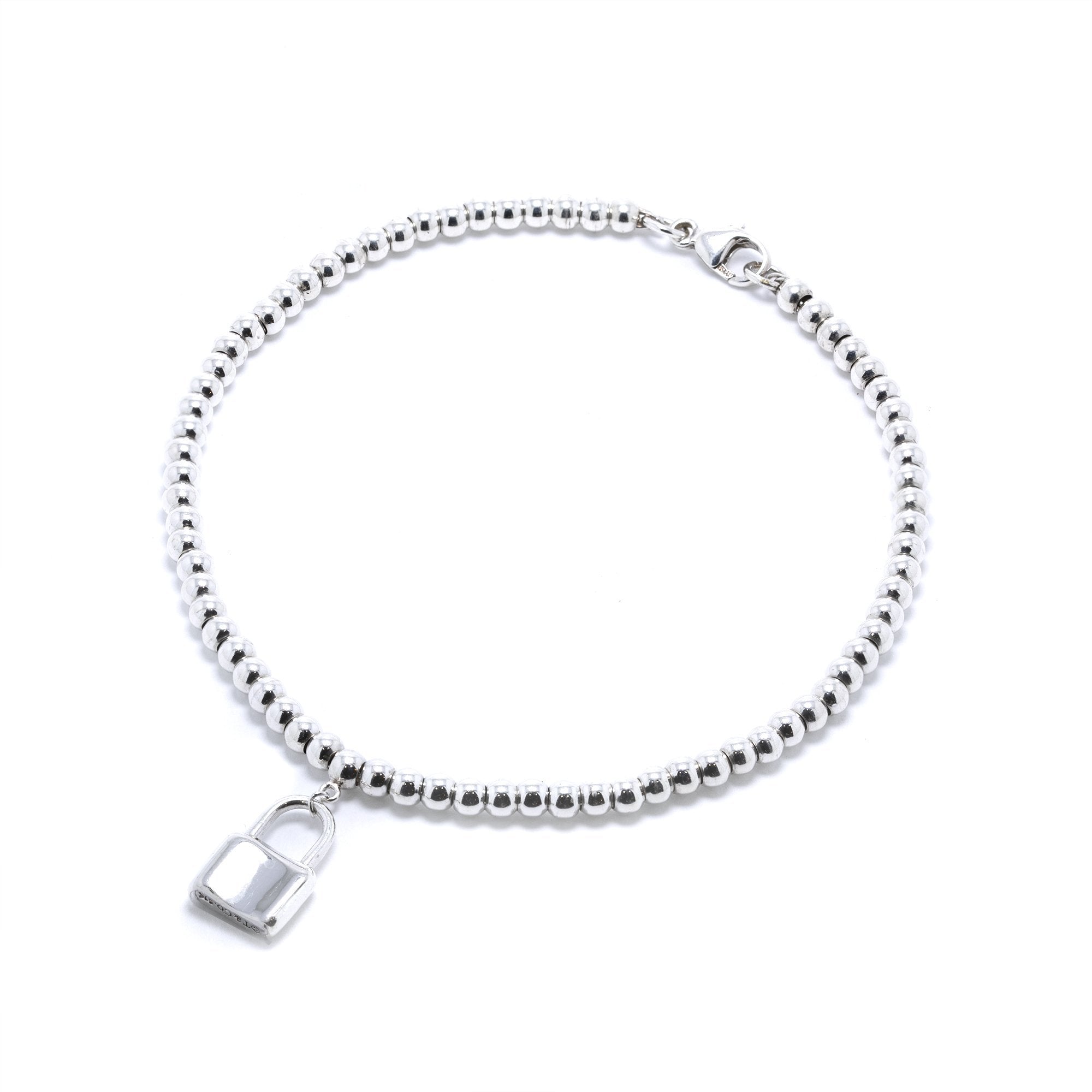 Tiffany & Co. 1837 Mini Lock Bead Bracelet
