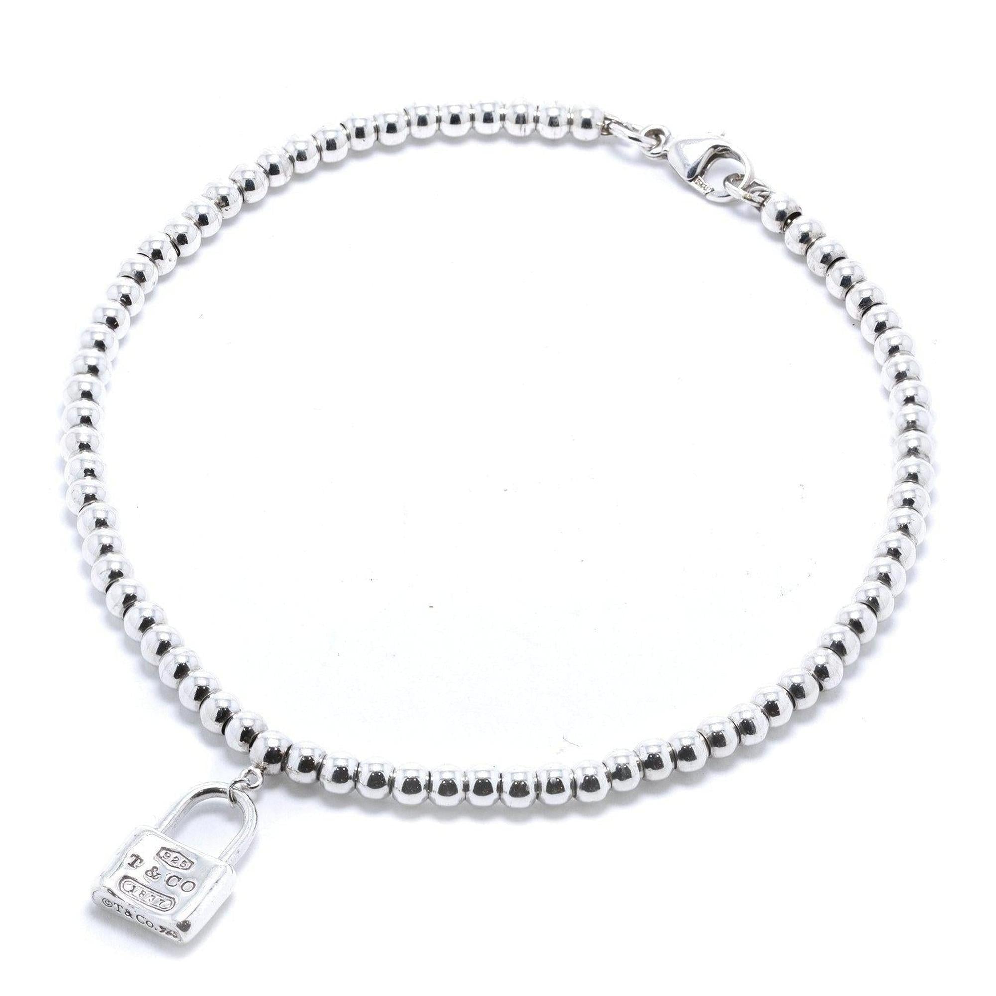 Tiffany & Co. 1837 Mini Lock Bead Bracelet