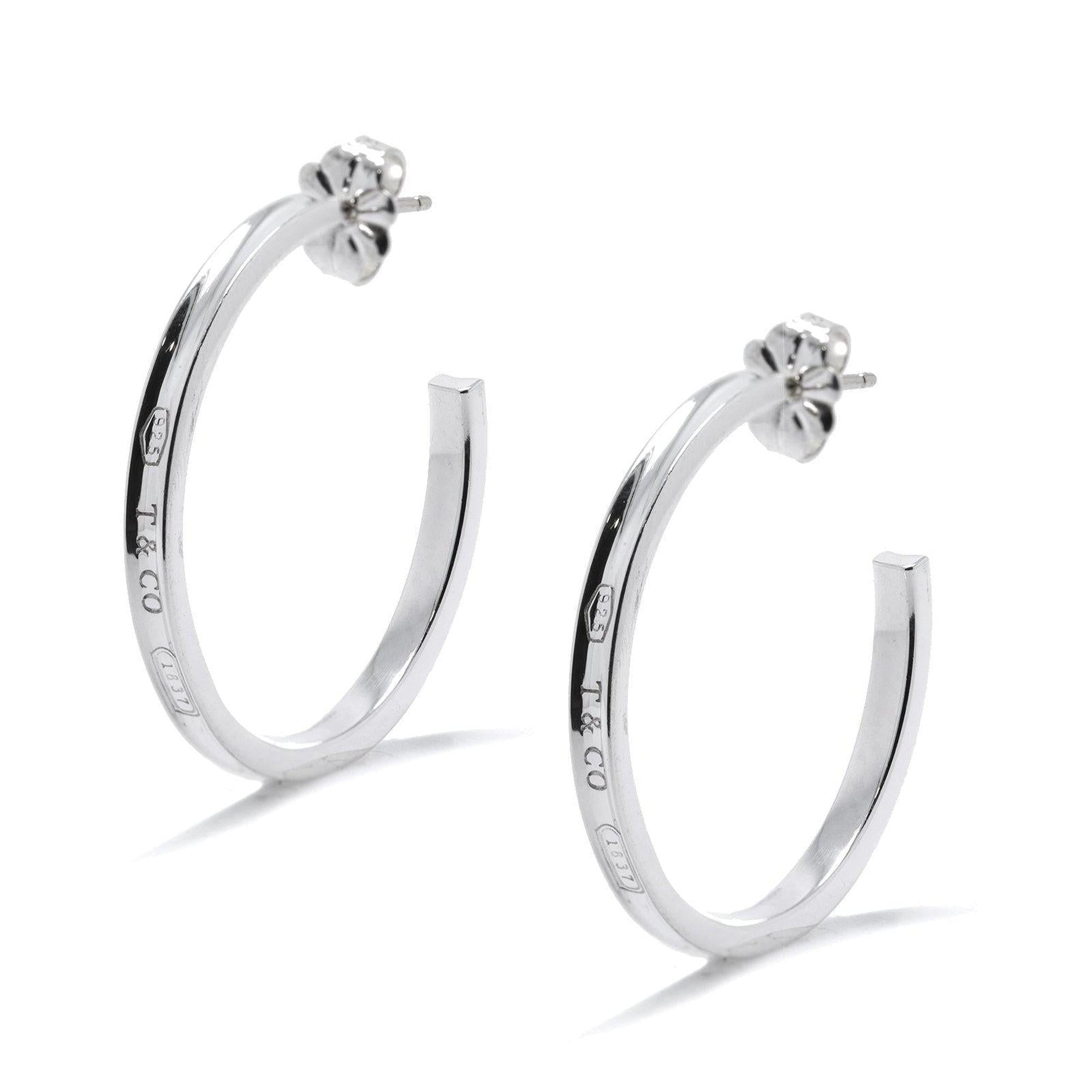 Tiffany & Co. 1837 Narrow Hoop Earrings