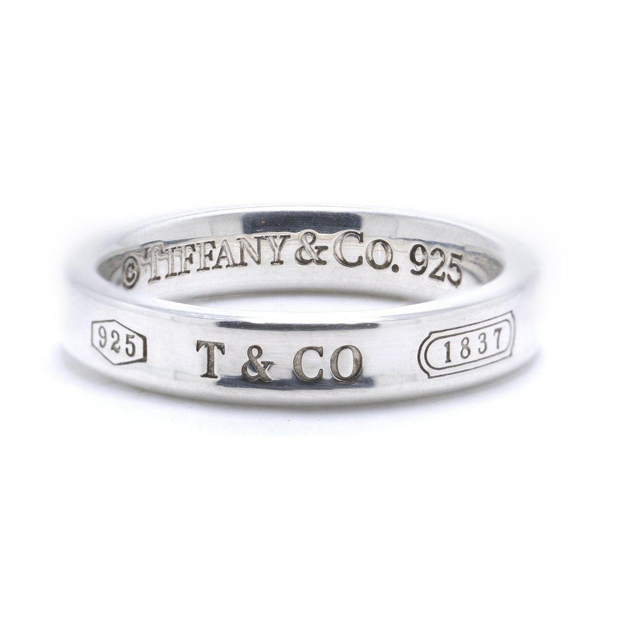 Tiffany & Co. 1837 Narrow Ring