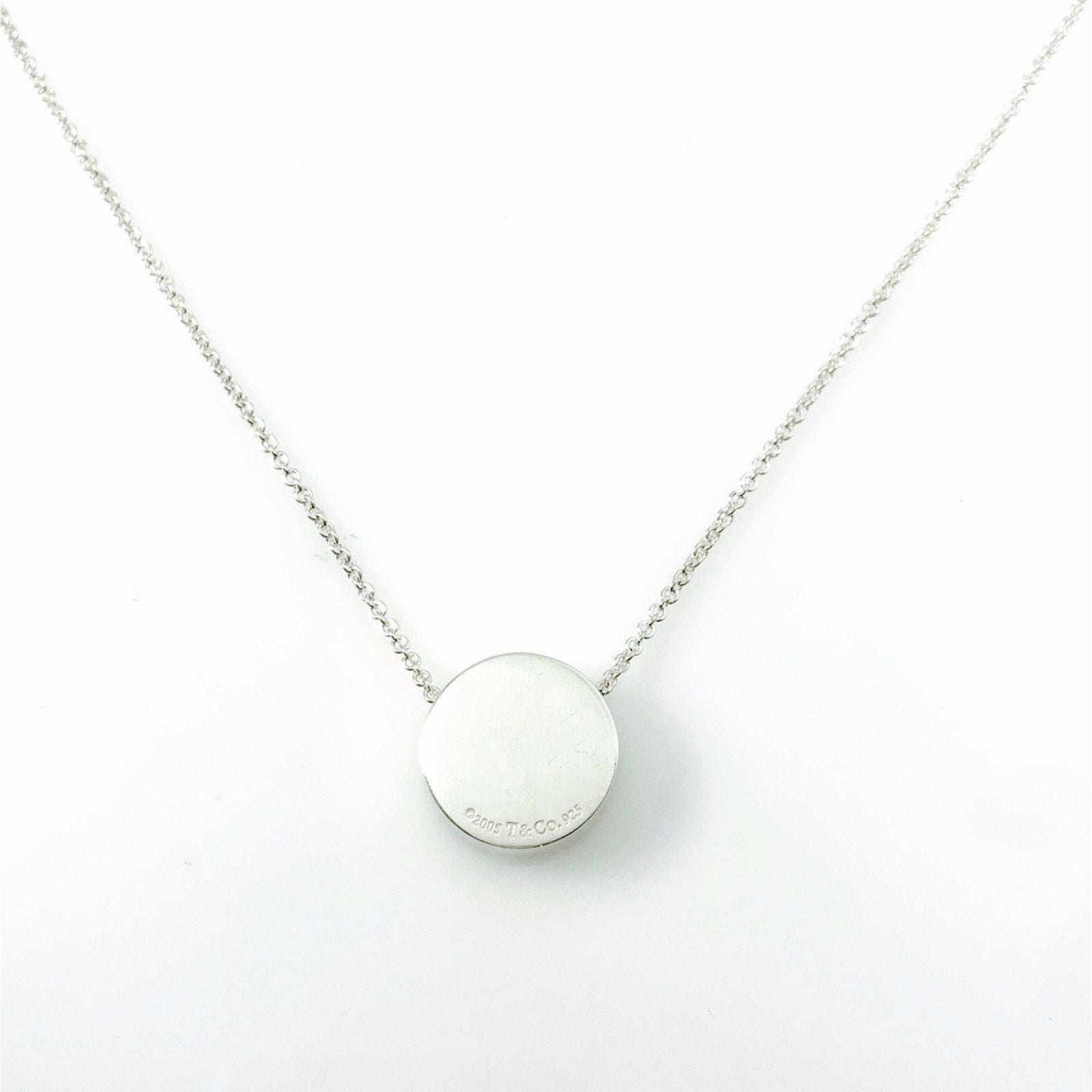 Tiffany & Co. 1837 Round Pendant Necklace