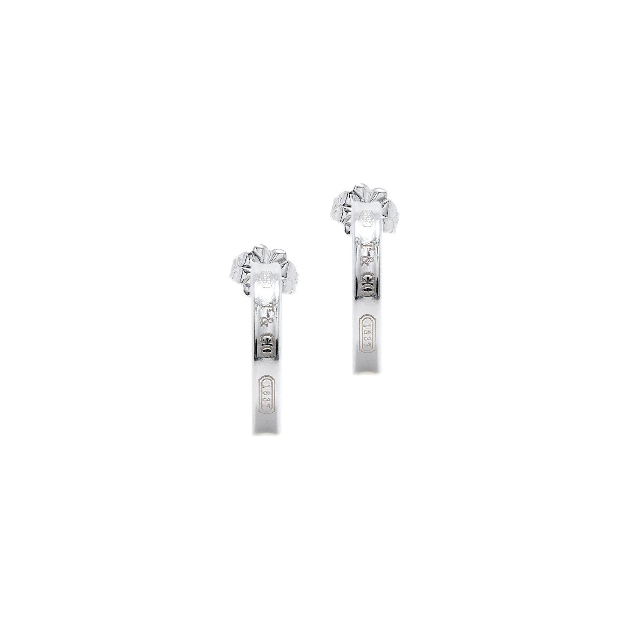 Tiffany & Co. 1837 Small Hoop Earrings