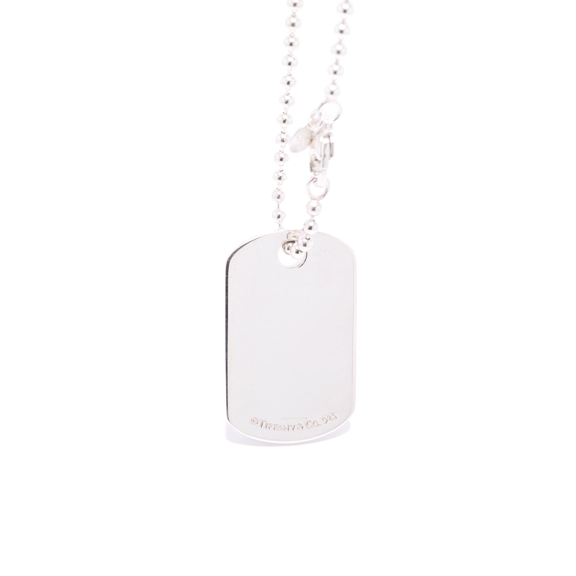 Tiffany & Co. 1837 Tag Pendant Necklace