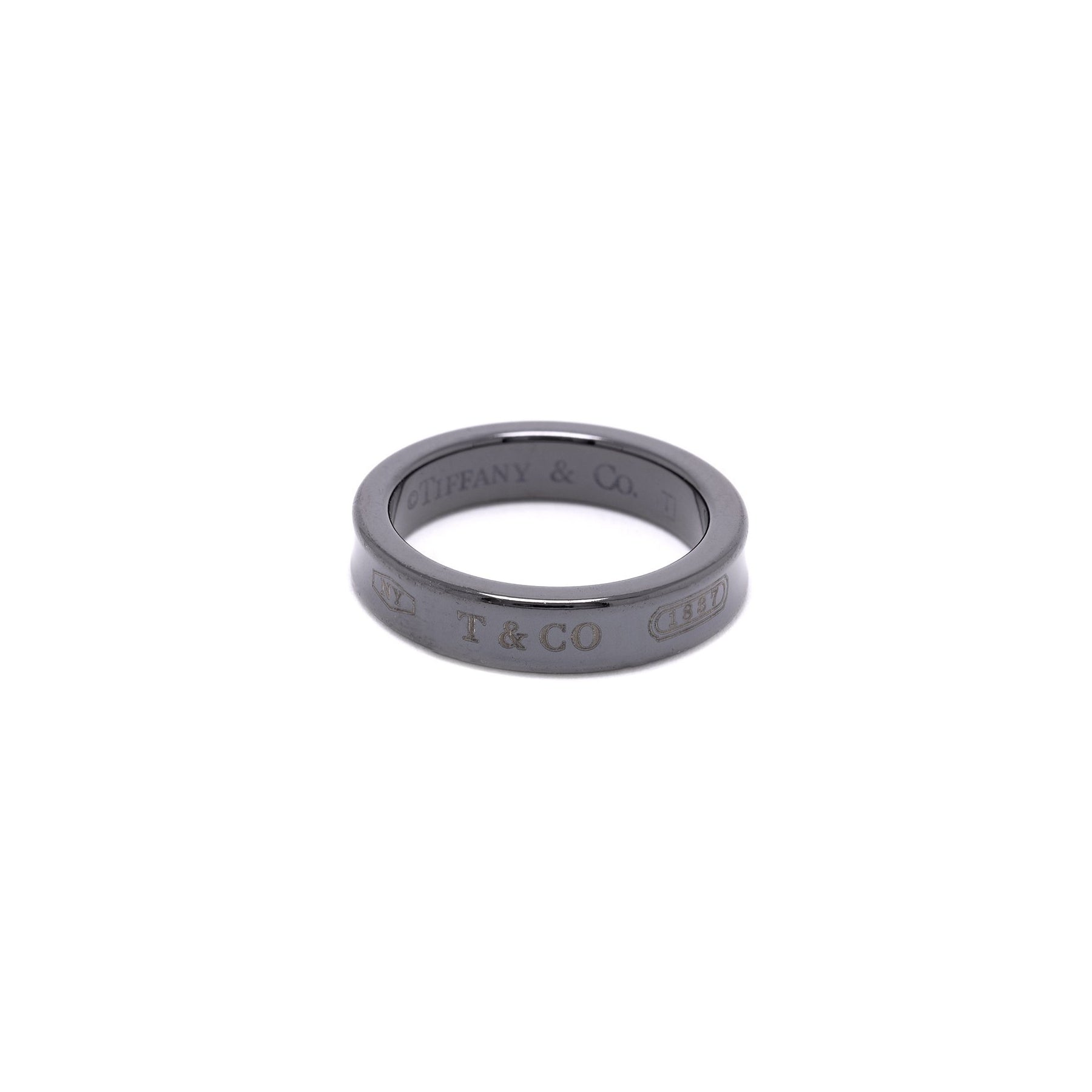 Tiffany & Co. 1837 Titanium Narrow Ring