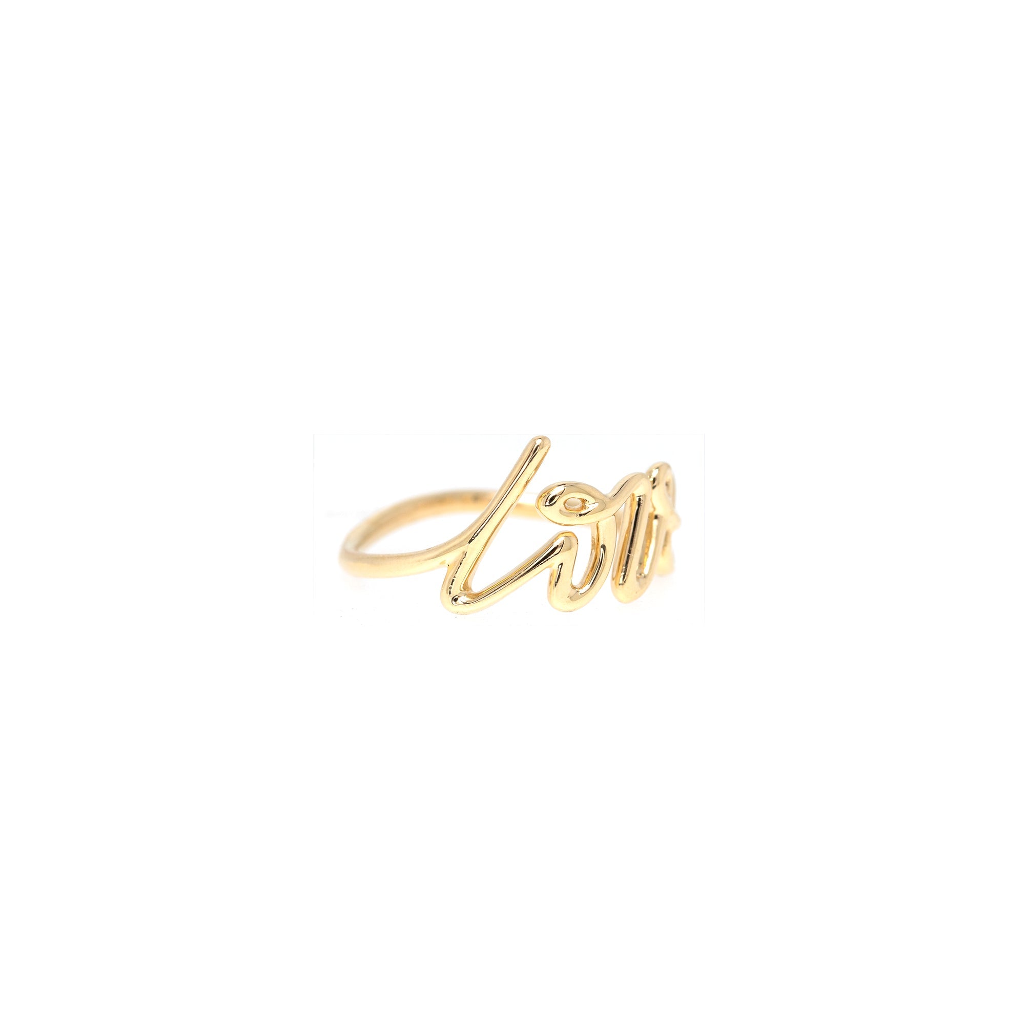 Tiffany & Co. 18K Gold Paloma Picasso Graffiti Love Ring, Small Model
